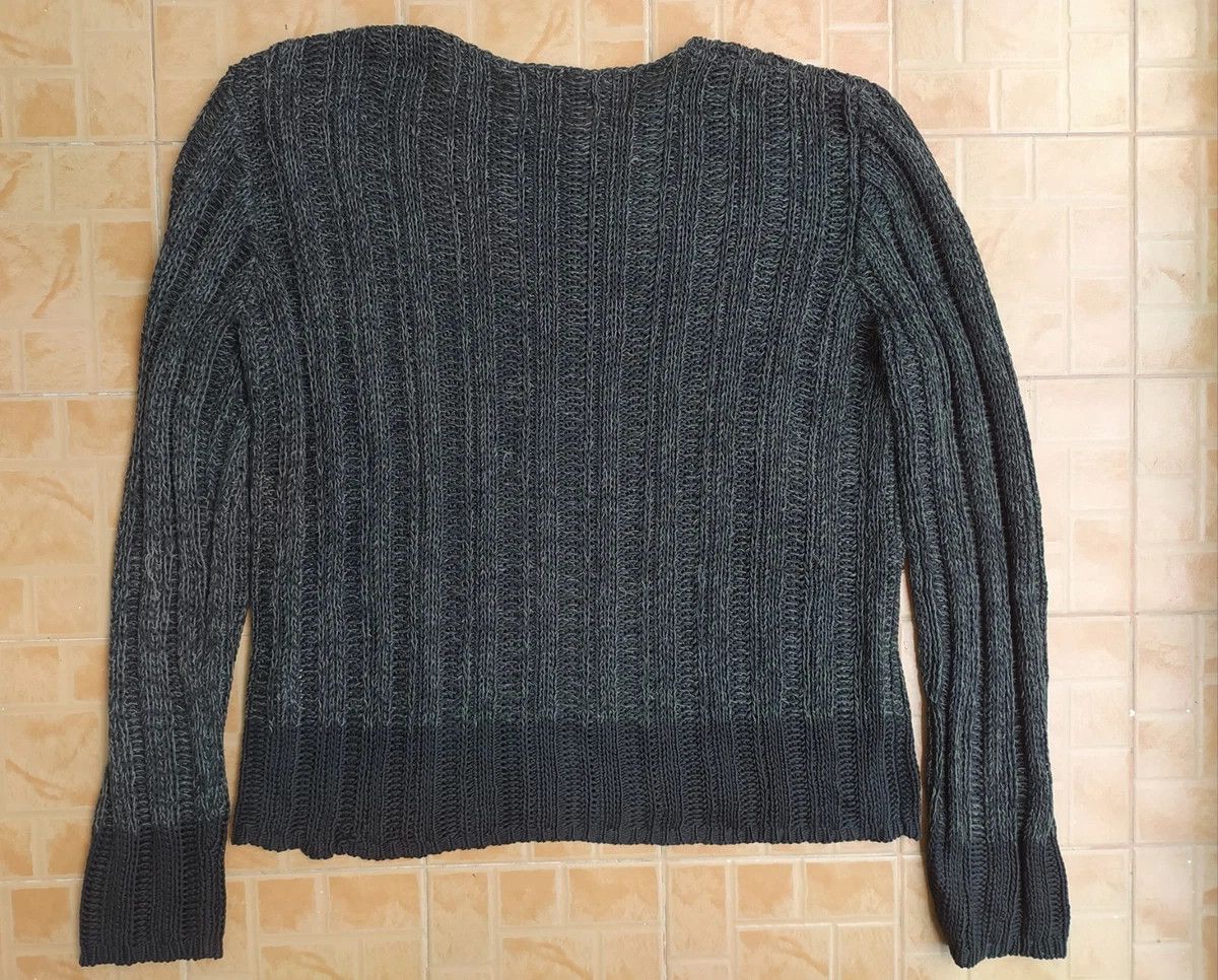 John Varvatos JOHN VARVATOS KNIT CROCHET LINEN SWEATER Size US M / EU 48-50 / 2 - 2 Thumbnail