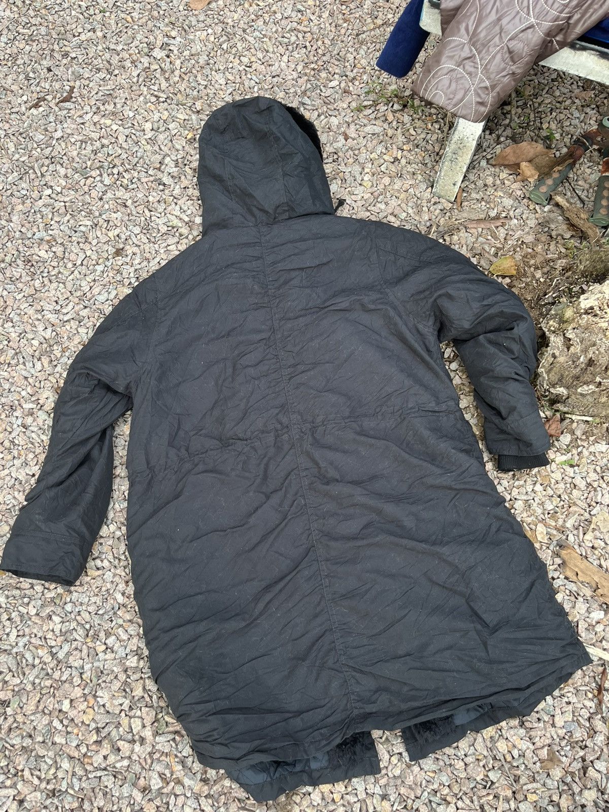 GRL Hooded Black Japanese Designer Jackets