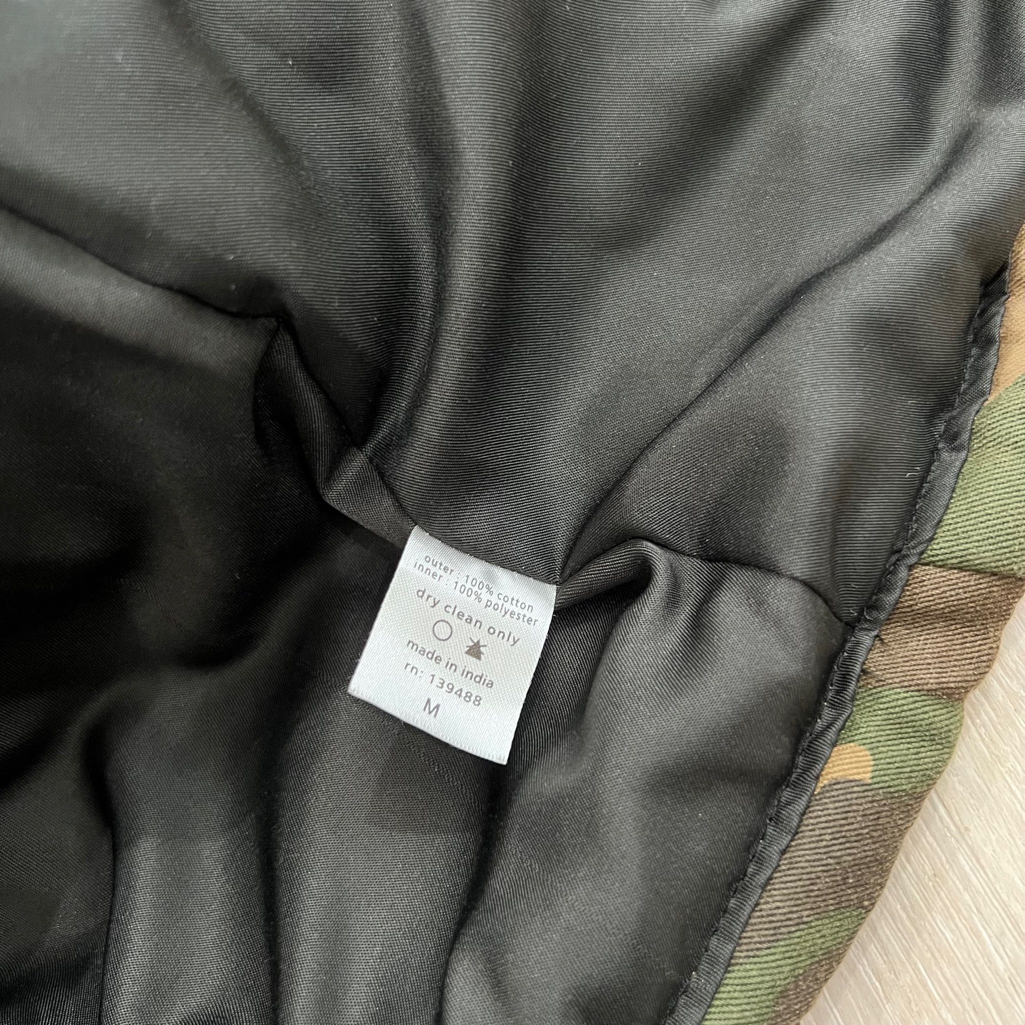 MNML MNML Thick Camo Padded High Collar Cropped Bomber Jacket Size US M / EU 48-50 / 2 - 6 Thumbnail