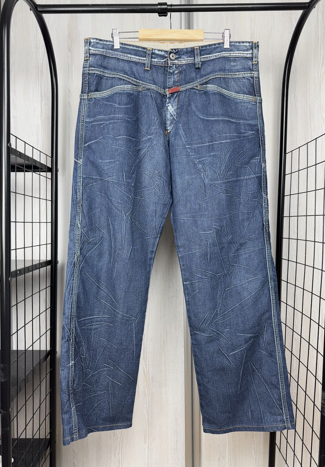 Marithe + Francois Girbaud Marithe Francois Girbaud vintage sk8 rap baggy denim jeans Size US 38 / EU 54 - 1 Thumbnail