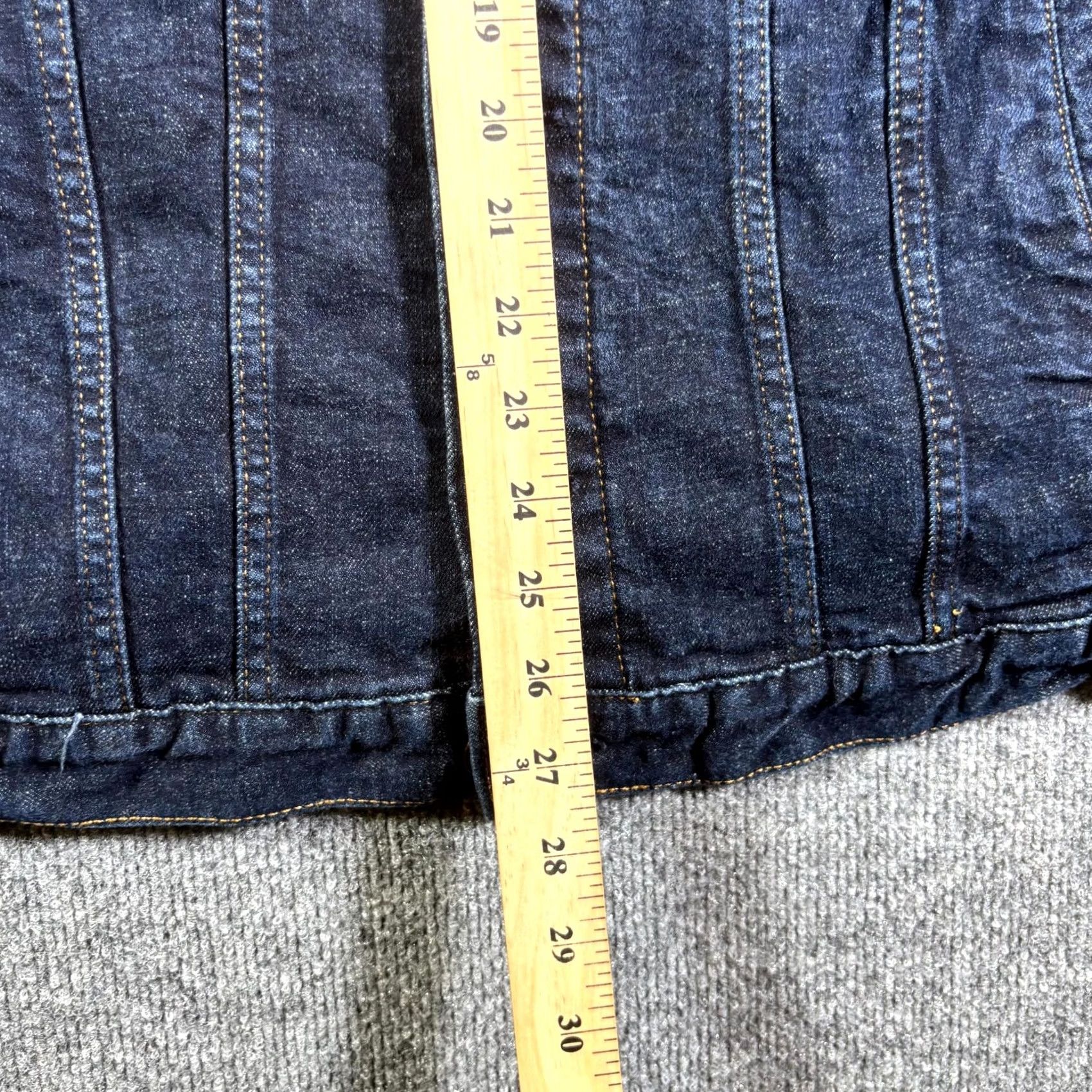 Gap Gap Trucker Jacket Womens XL Denim Blue Cotton Stretch Casual Workwear Travel Denim Jacket XL Womens Blue Trucker Jacket Size XL / US 12-14 / IT 48-50 - 3 Thumbnail