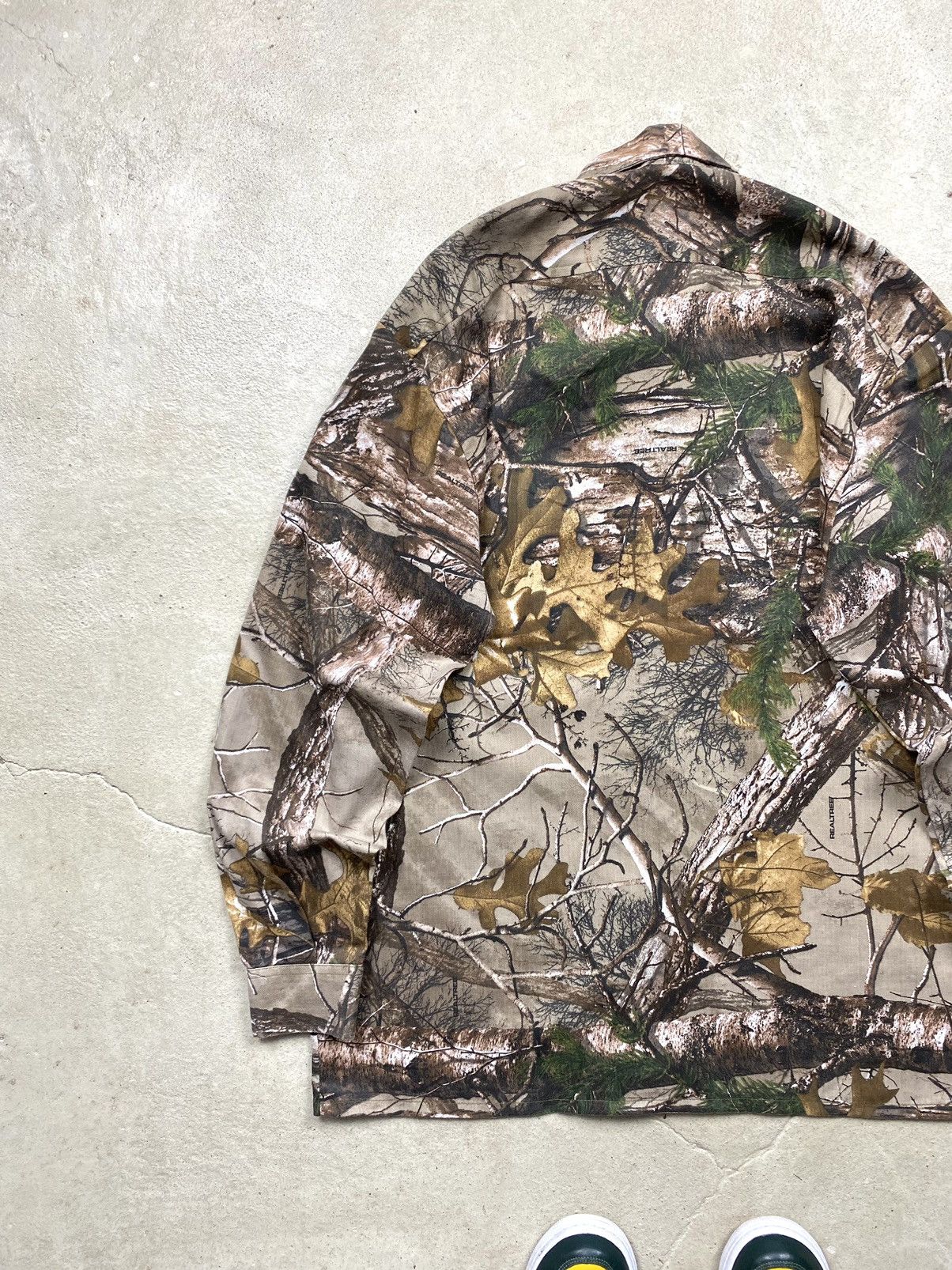 Vintage Vintage 1990s Forest Tree Camouflage Shirt Y2K Hype Size US XL / EU 56 / 4 - 12 Thumbnail
