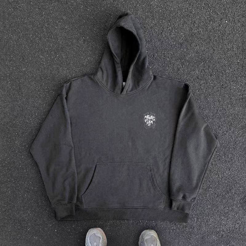 Japanese Brand Vintage Street Hip Hop Print Hooded Sweatshirt Size US L / EU 52-54 / 3 - 2 Thumbnail