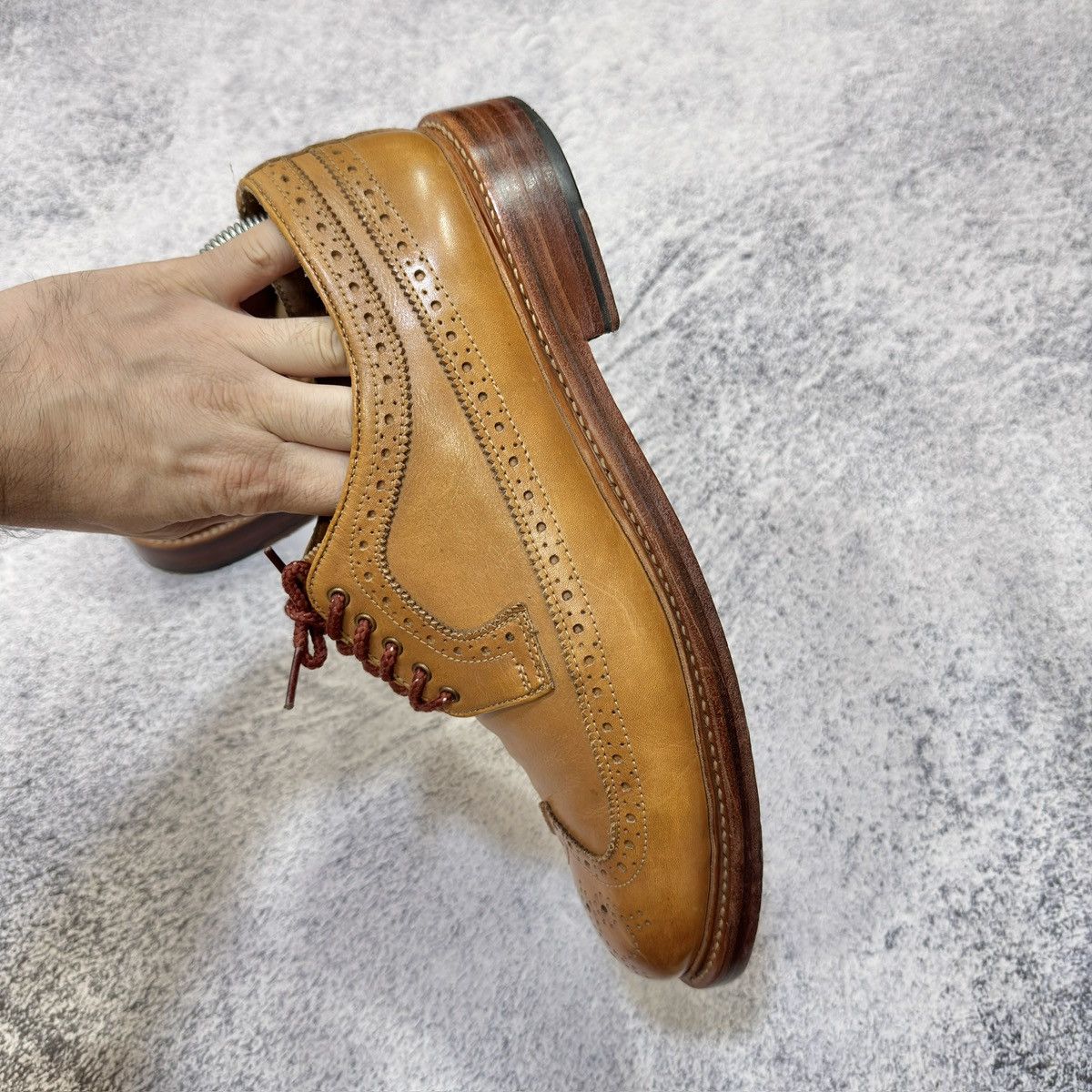 Other John White Tan Brown Welted Brogues US11.5 UK11 EU46 29.5cm Size US 11.5 / EU 44-45 - 9 Thumbnail