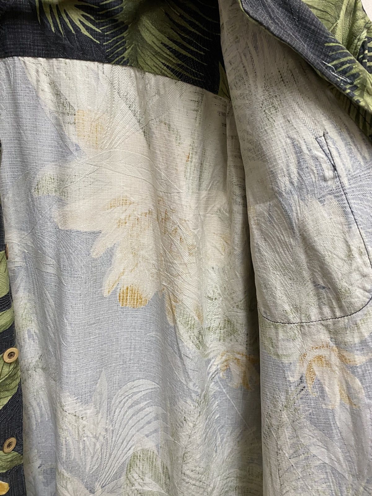 SikSilk Vintage Tommy Bahama Floral Shirt Wooden Button Size US L / EU 52-54 / 3 - 8 Thumbnail