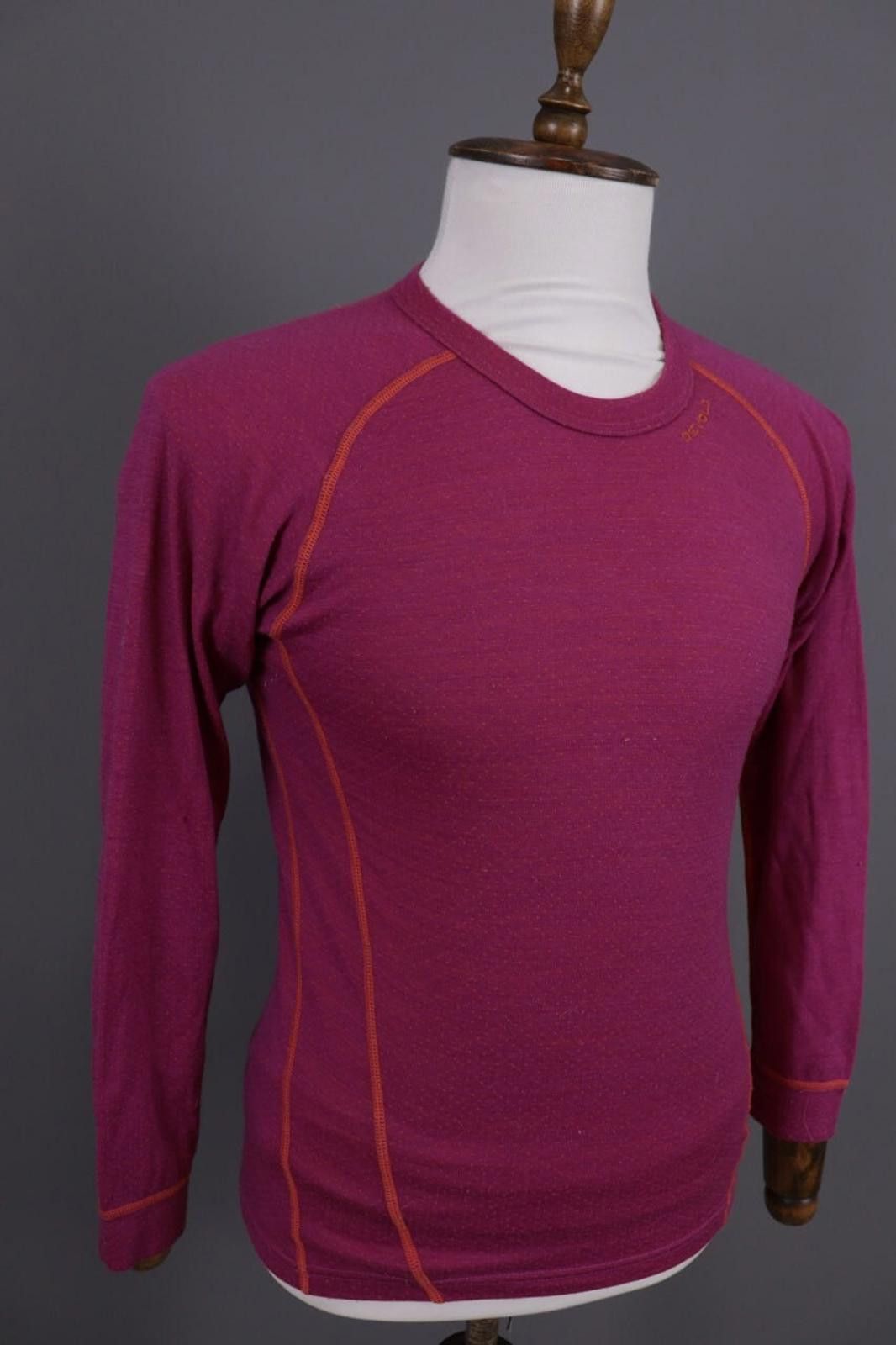 Designer Devold Purple Merino Wool Long Sleeve Top Base Layer Size 16 Size US XXS / EU 40 - 5 Thumbnail
