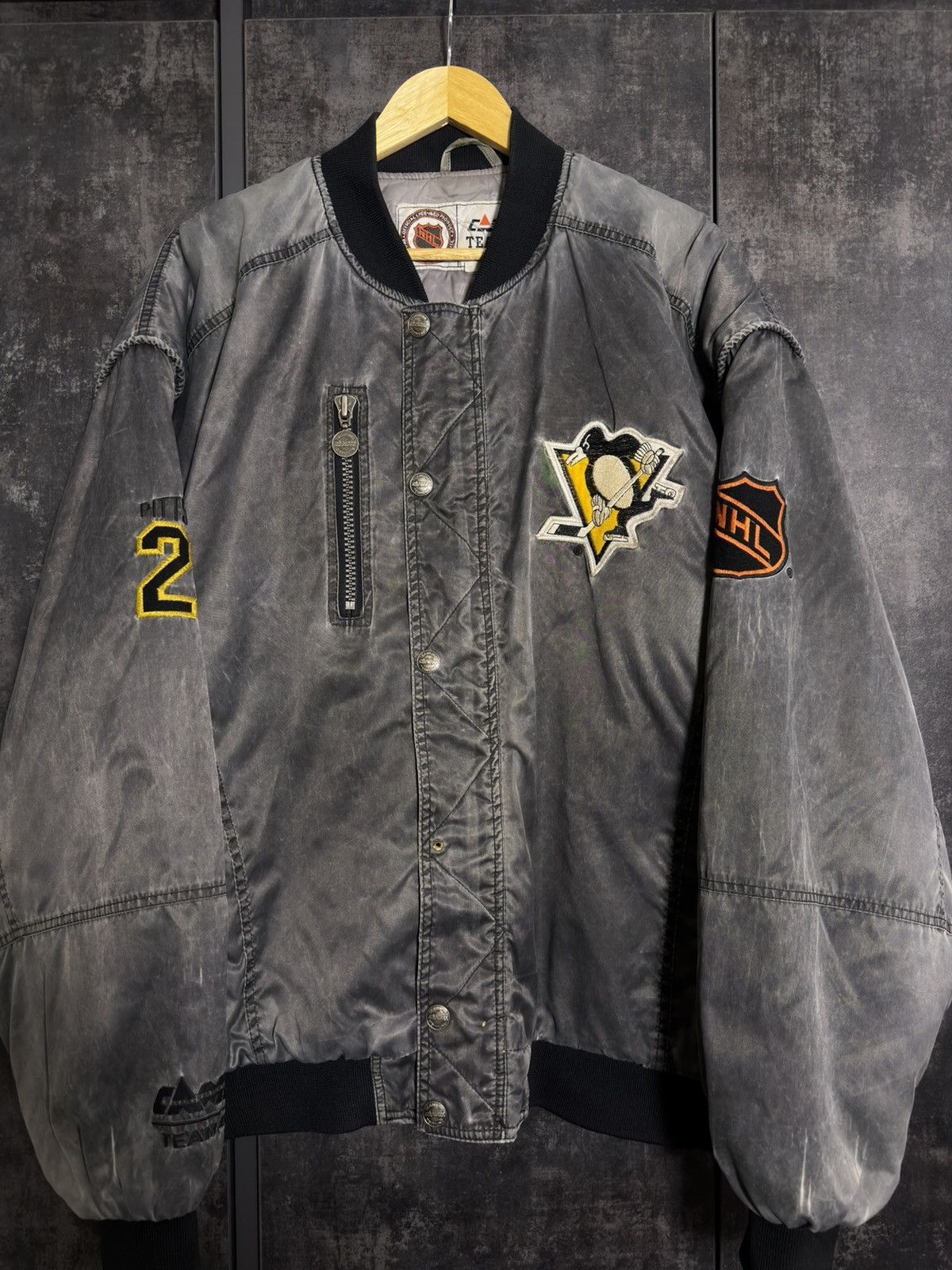 Other Vintage 90s NHL Pittsburgh Penguins Bomber Jacket Supreme Size US XL / EU 56 / 4 - 3 Thumbnail