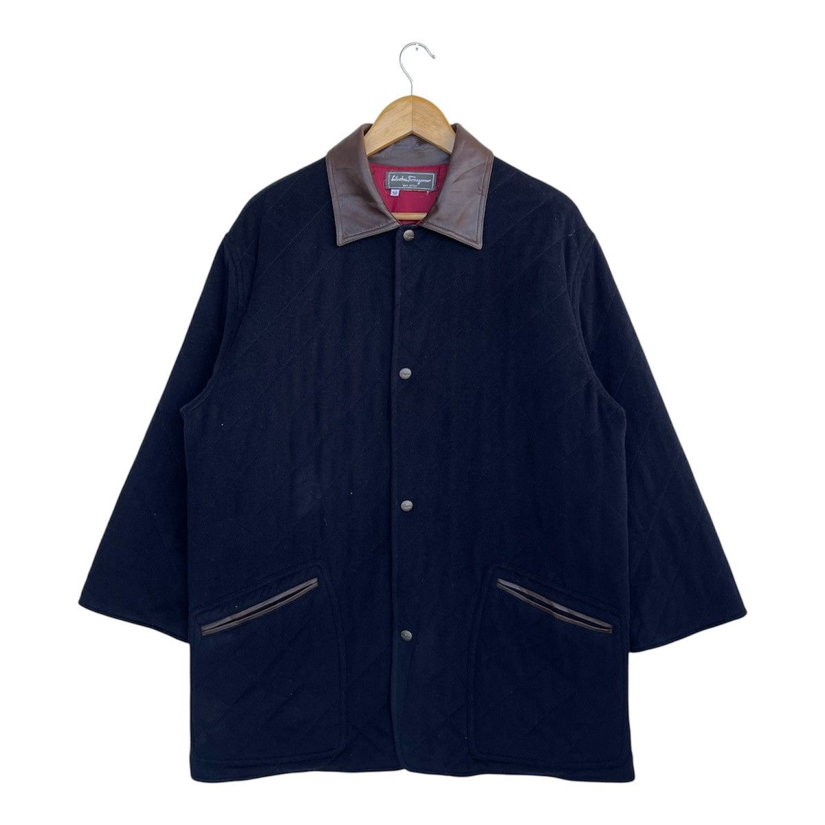 Salvatore Ferragamo Vintage Salvatore Ferragamo Wool Jacket Size US M / EU 48-50 / 2 - 1 Thumbnail