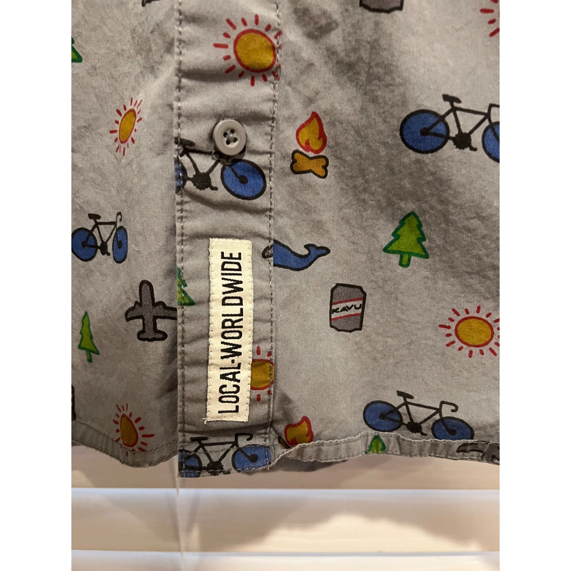KAVU Kavu Short Sleeve Button Up Shirt - Size M Size US M / EU 48-50 / 2 - 2 Thumbnail