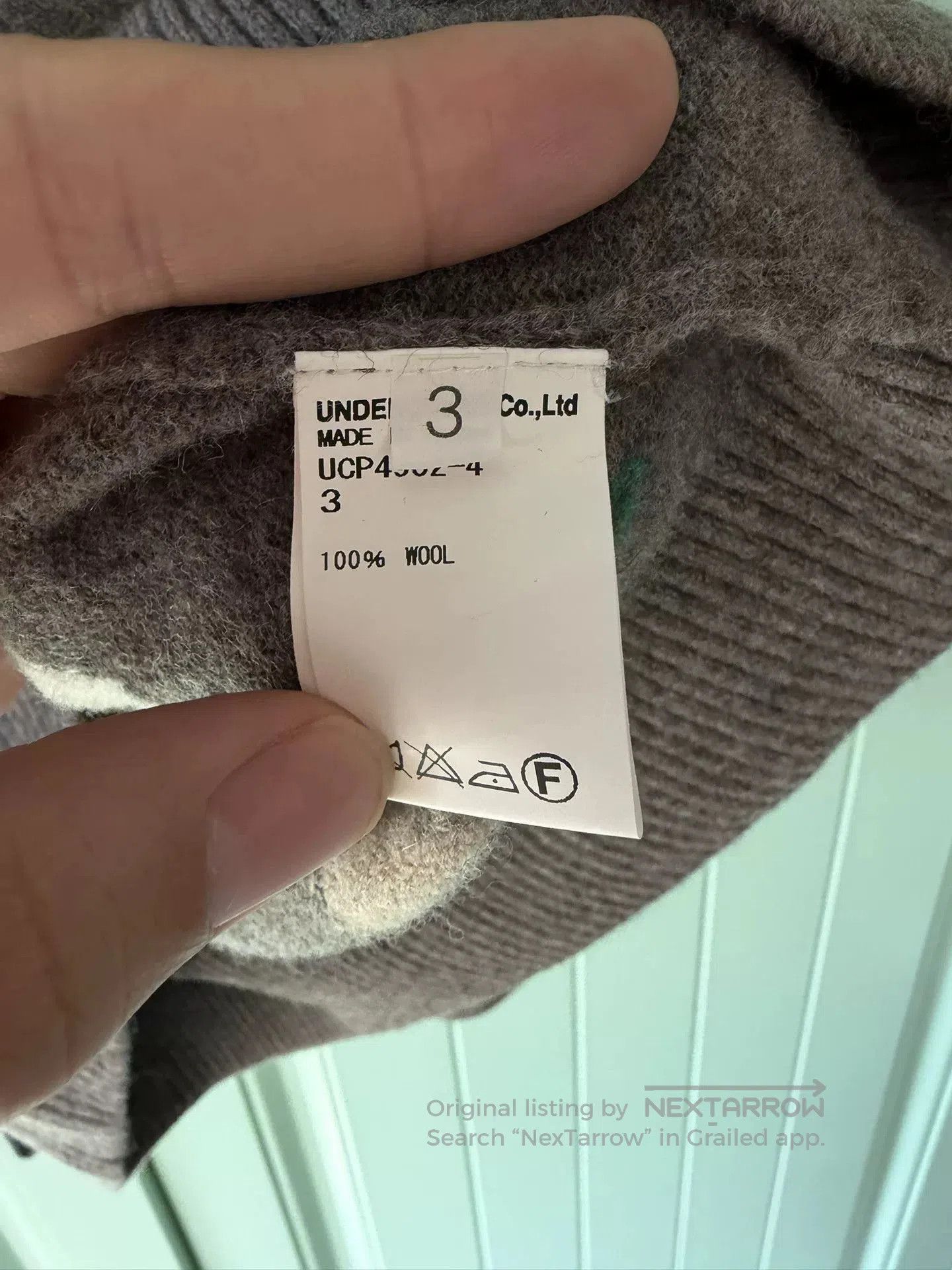 Undercover UNDERCOVER 100% Wool Sweater. Size US L / EU 52-54 / 3 - 4 Thumbnail