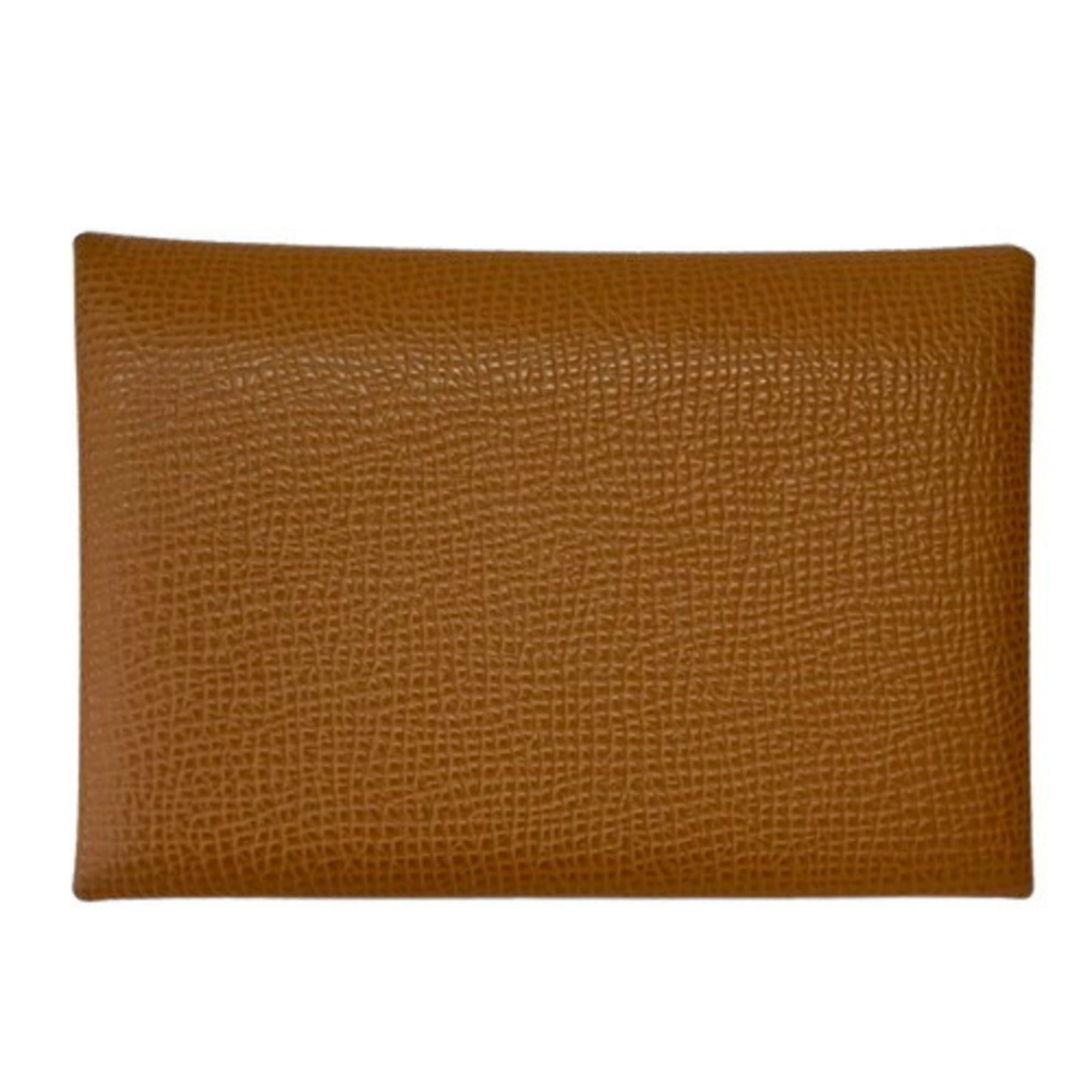 Hermes Hermes Calvi Duo Epson Gold U Stamp Brown Size ONE SIZE - 1 Thumbnail