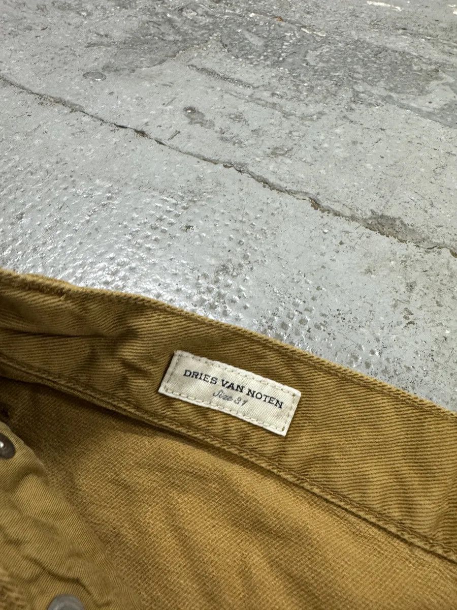 Designer × Dries Van Noten × Vintage Dries Van Noten Mustard Yellow Pants Size US 32 / EU 48 - 9 Thumbnail