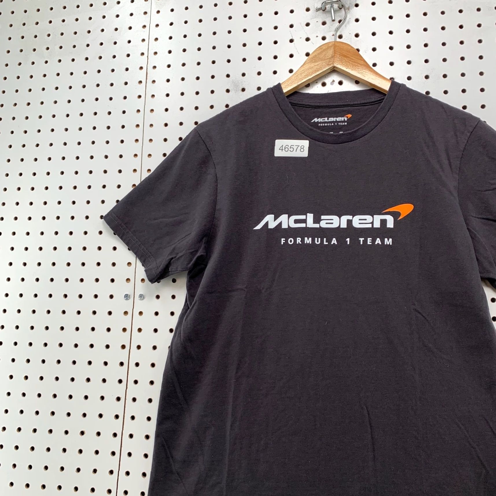 Castore Mclaren Shirt Mens Medium Black Castore Formula 1 Racing Team Cotton T-Shirt Size US M / EU 48-50 / 2 - 3 Thumbnail