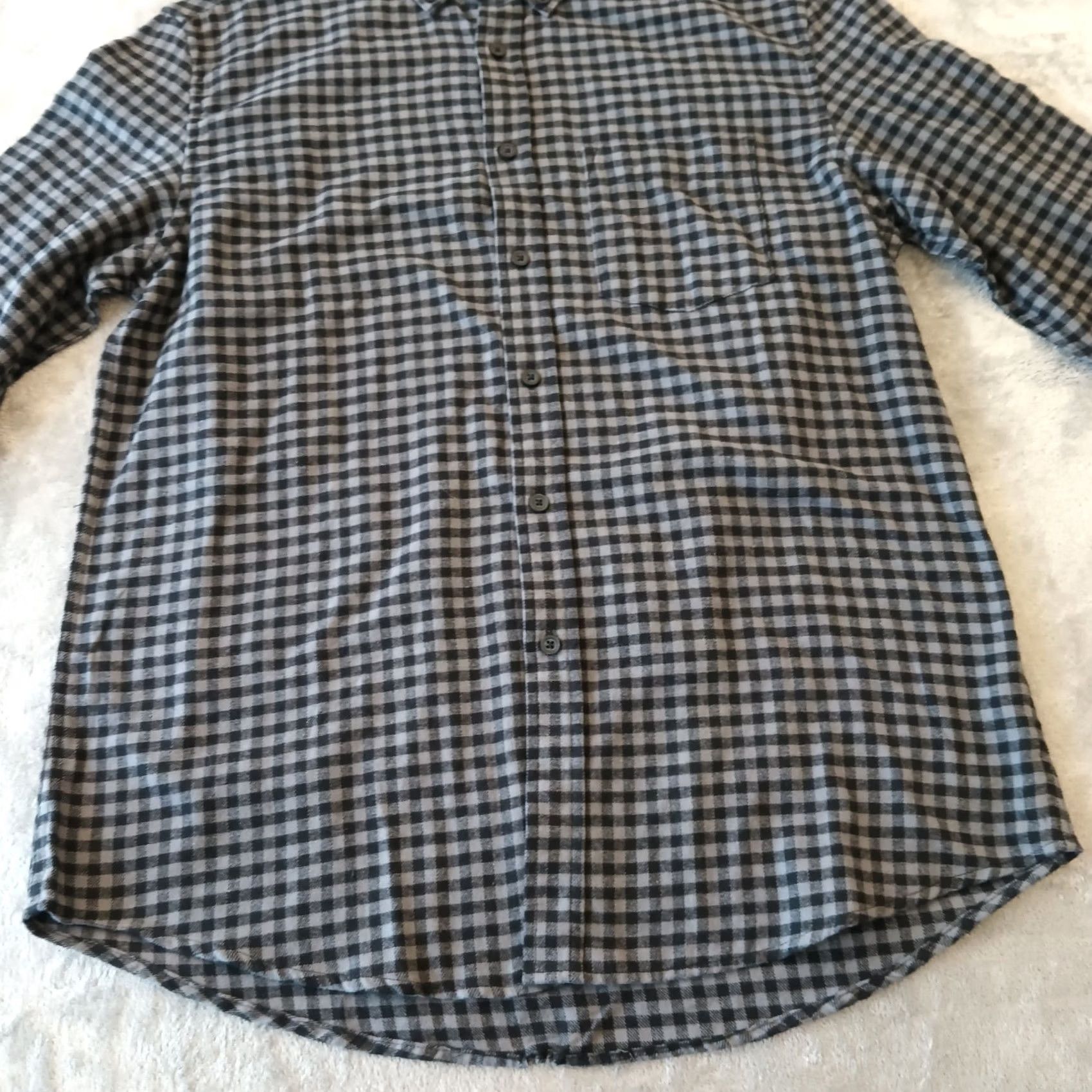 Vintage Goodfellow & Co Shirt Mens L Black Gray Plaid Long Sleeve Button-Down Flannel Size US L / EU 52-54 / 3 - 5 Thumbnail
