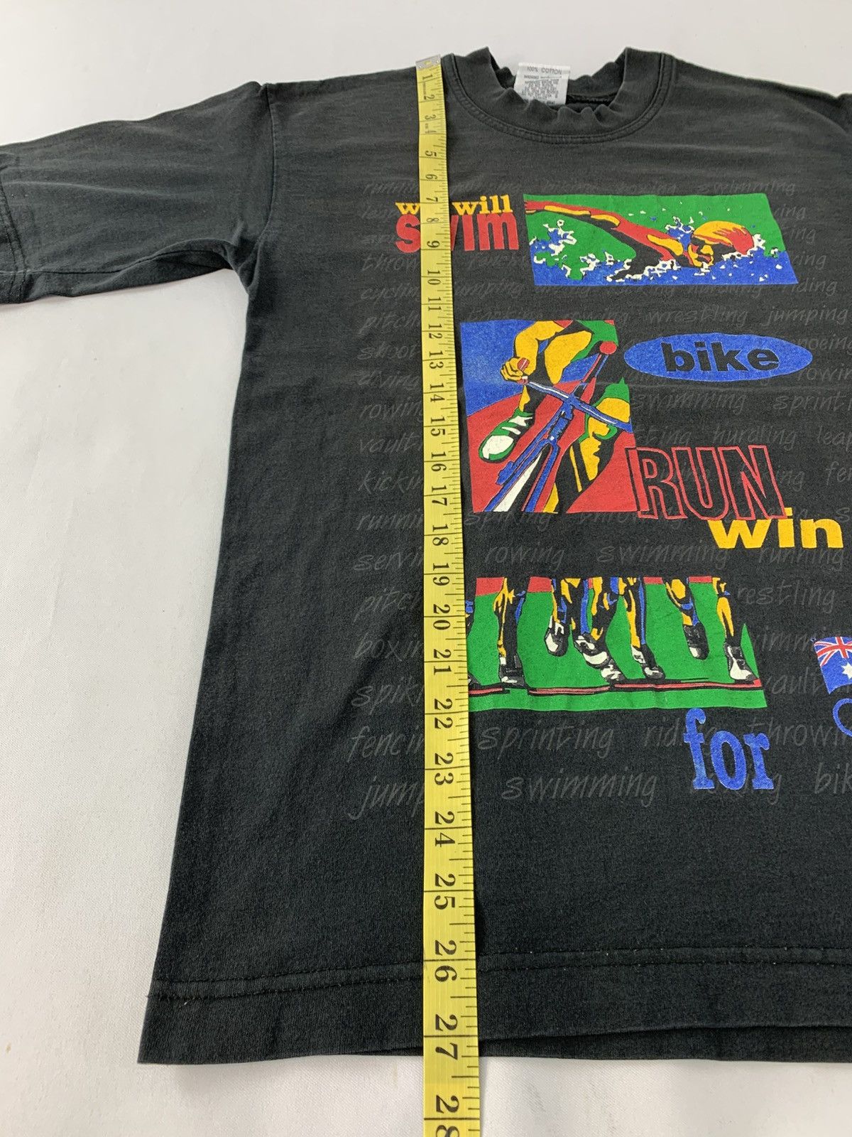 Vintage Vintage 90s Isc Australian Olympic Sport Team Printed Tee Size US S / EU 44-46 / 1 - 8 Thumbnail
