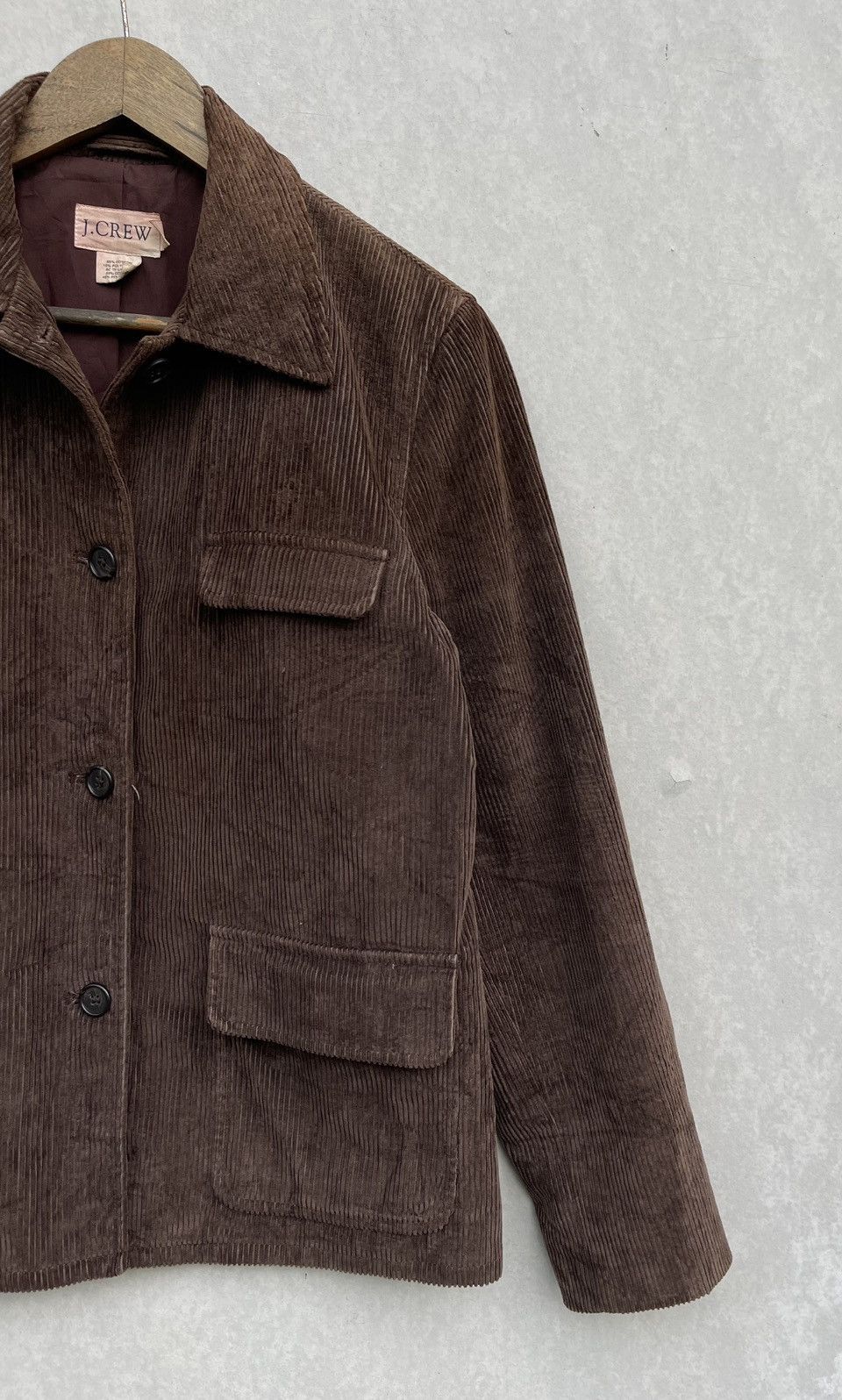 J.Crew × Vintage 🔥Vintage J.Crew Corduroy Button Jacket Size US S / EU 44-46 / 1 - 6 Thumbnail