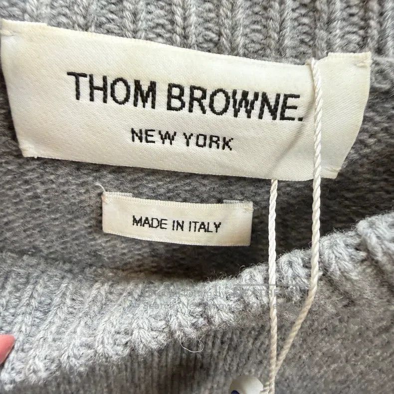 Thom Browne Thom Browne Gray lobster striped woolen sweater Size US S / EU 44-46 / 1 - 3 Thumbnail