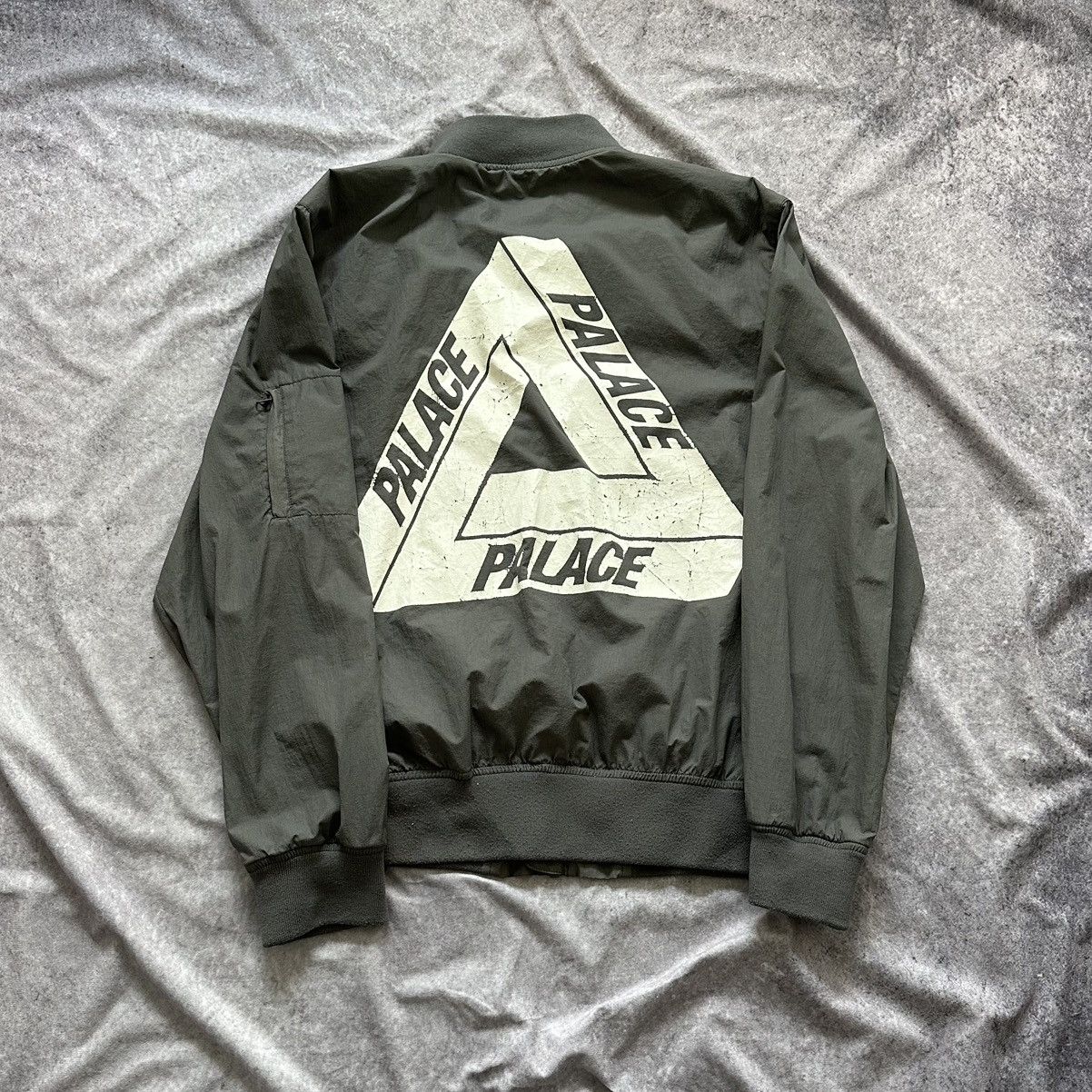 Palace Palace Skateboards Tech 2014 Bomber Jacket Gray Size US S / EU 44-46 / 1 - 11 Thumbnail