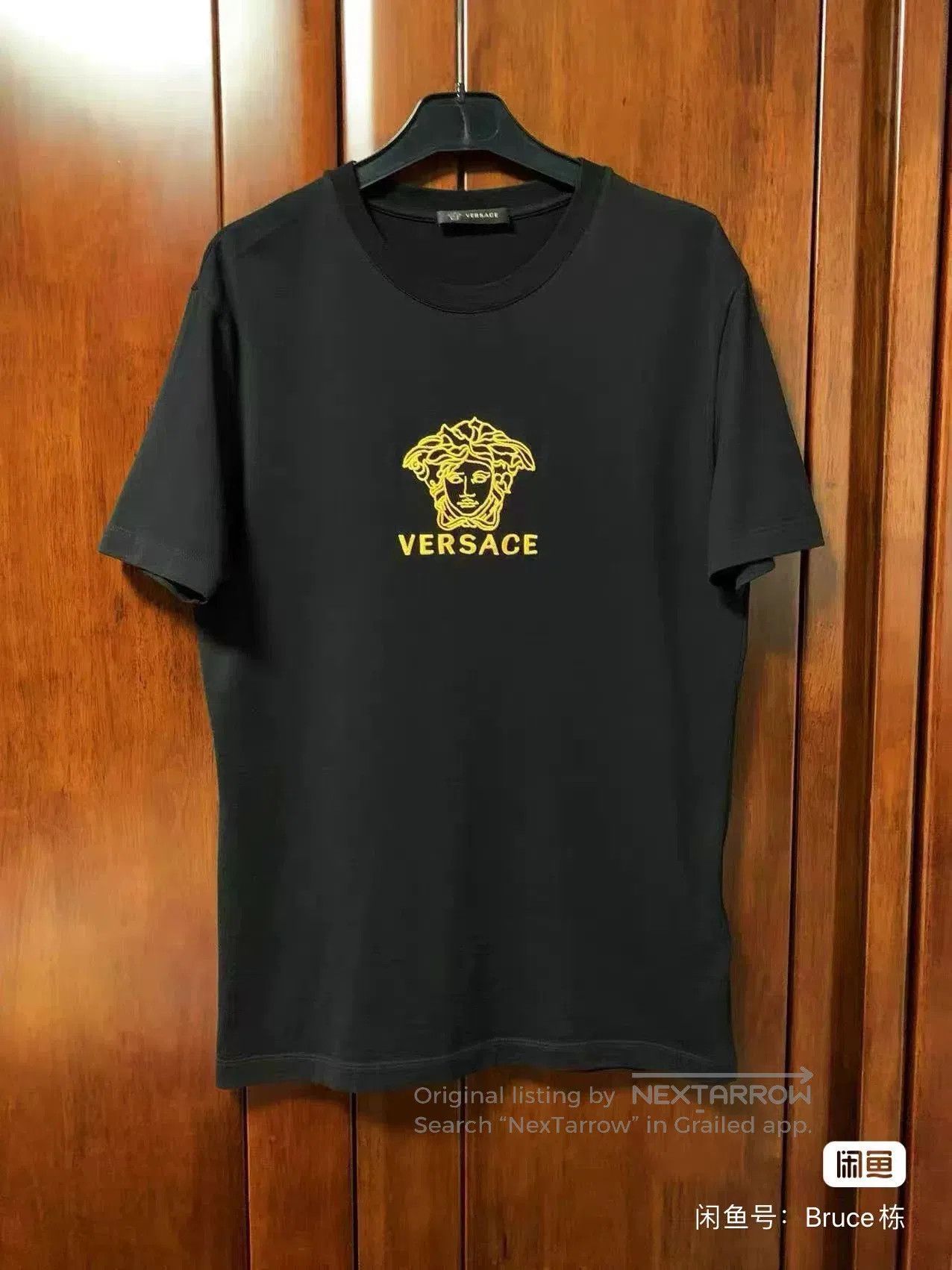Japanese Brand Versace Men's Medusa Logo T-Shirt. Size US XL / EU 56 / 4 - 1 Thumbnail