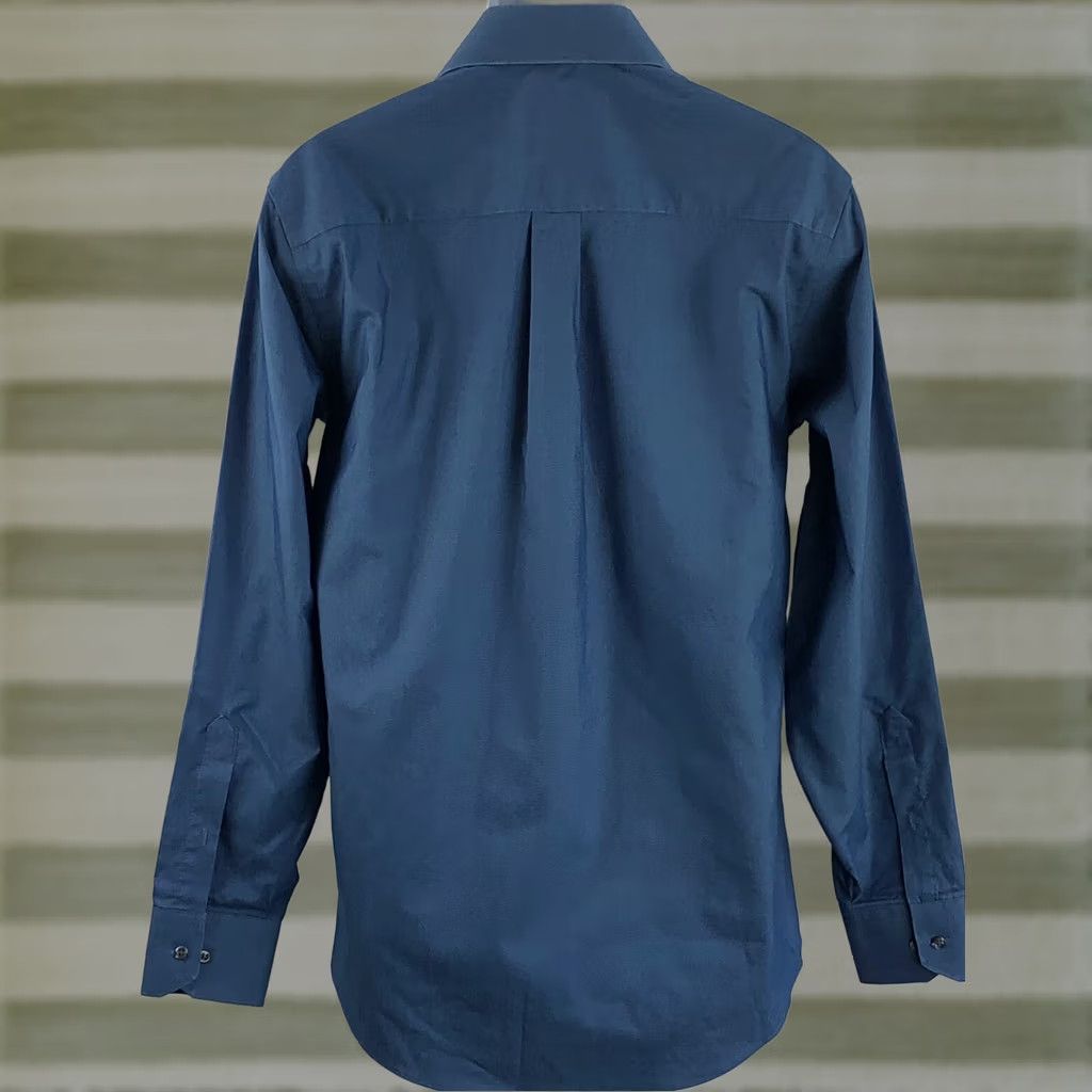 Geoffrey Beene Geoffrey Beene Oxford Shirt M blue 15 1/2 - 34/35 Classic Business Casual Wear Shirt Mens Size US M / EU 48-50 / 2 - 1 Thumbnail