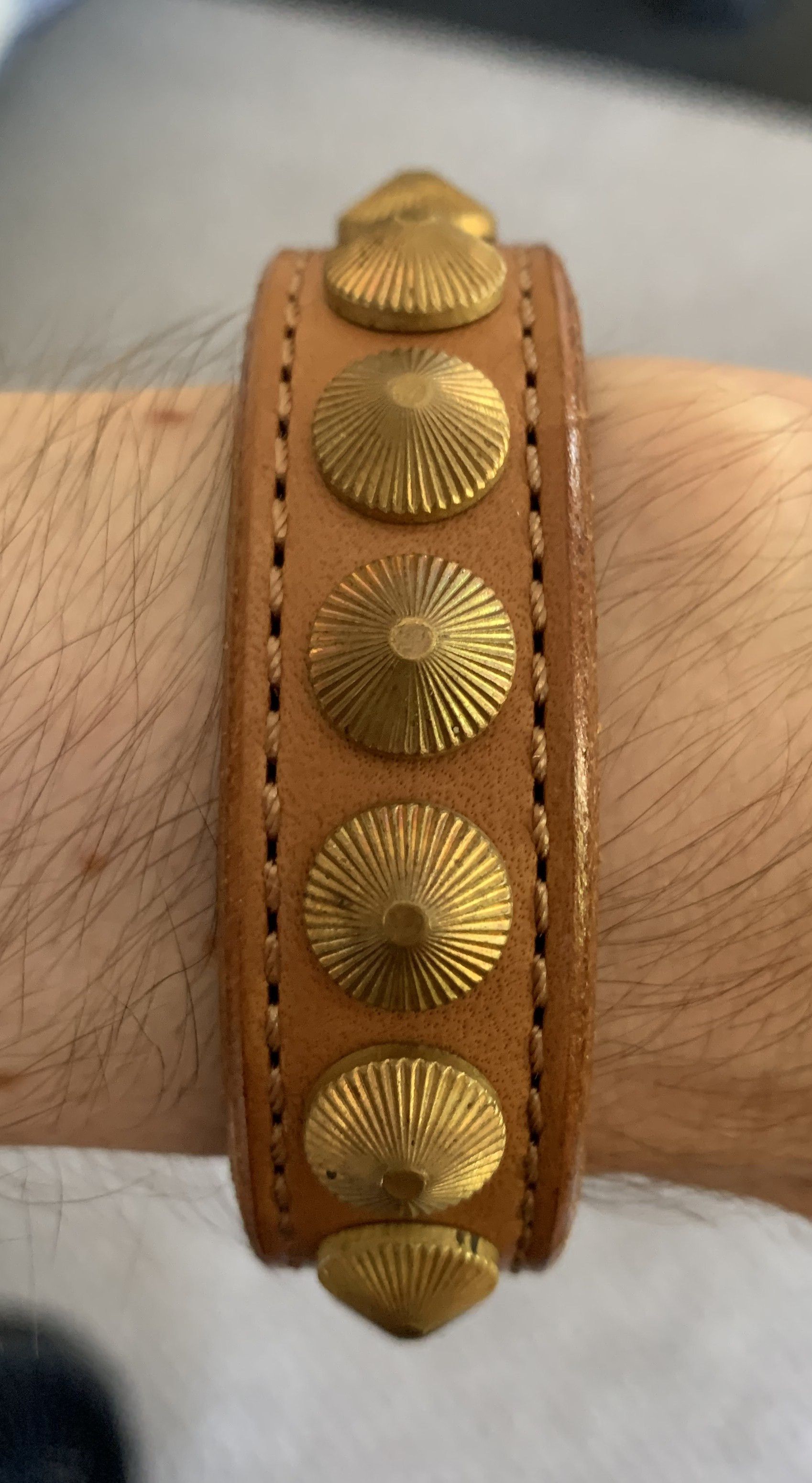 Blackmeans Blackmeans Studded Leather Bracelet Size ONE SIZE - 1 Thumbnail