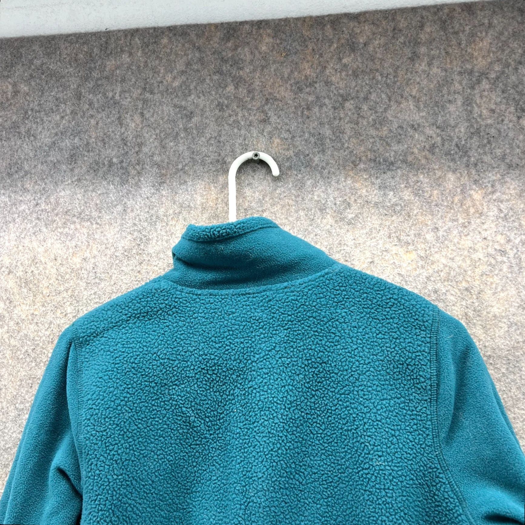 Vintage VINTAGE L.L.Bean Sweater Women Small Teal Blue Half Zip Mountain Fleece Polartec 1/2 Zip Jacket Pullover Size S / US 4 / IT 40 - 3 Thumbnail