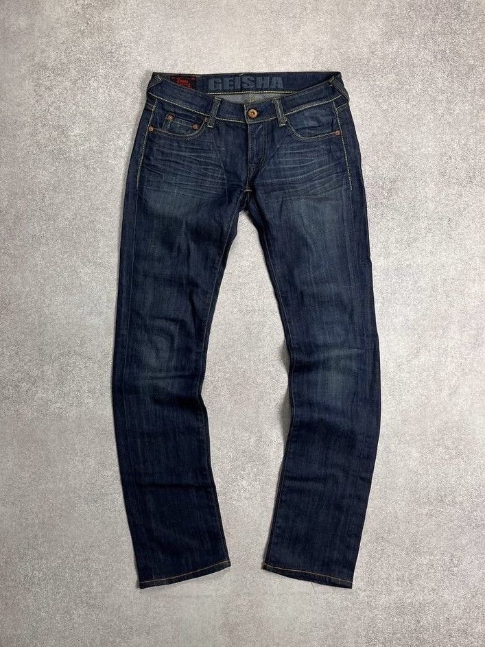 Evisu × Vintage VINTAGE EVISU GEISHA JAPANESE DENIM JEANS PANTS 28 Y2K Size US 28 / EU 44 - 4 Thumbnail