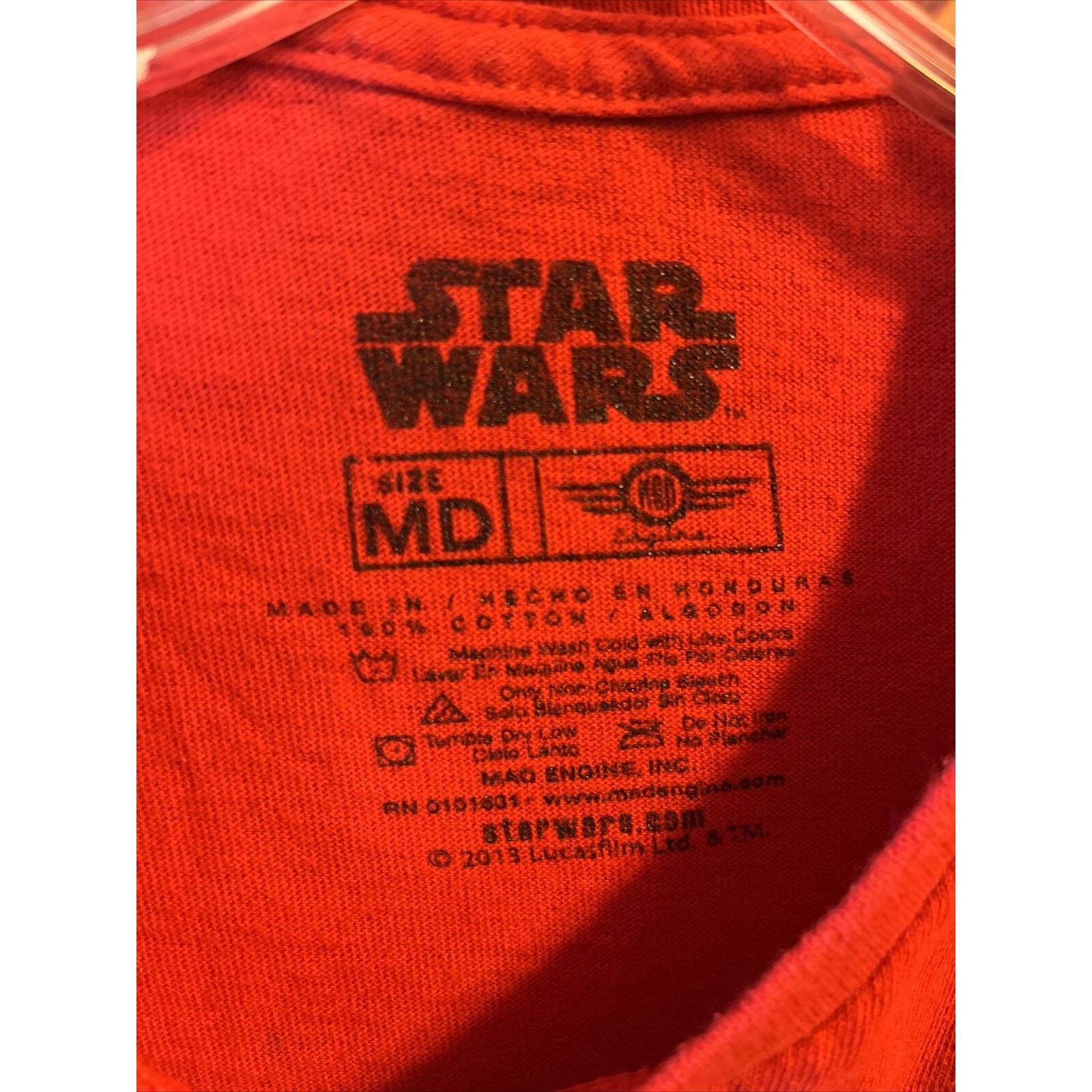 Star Wars Star Wars Mens M Red Mos Eisley SS Graphic Print Cotton Tee Size US M / EU 48-50 / 2 - 2 Thumbnail