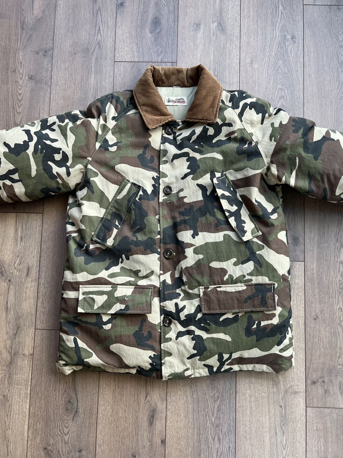 DENIM TEARS × Stussy Stussy x Denim Tears Camo Down Parka Large Size US L / EU 52-54 / 3 - 3 Thumbnail
