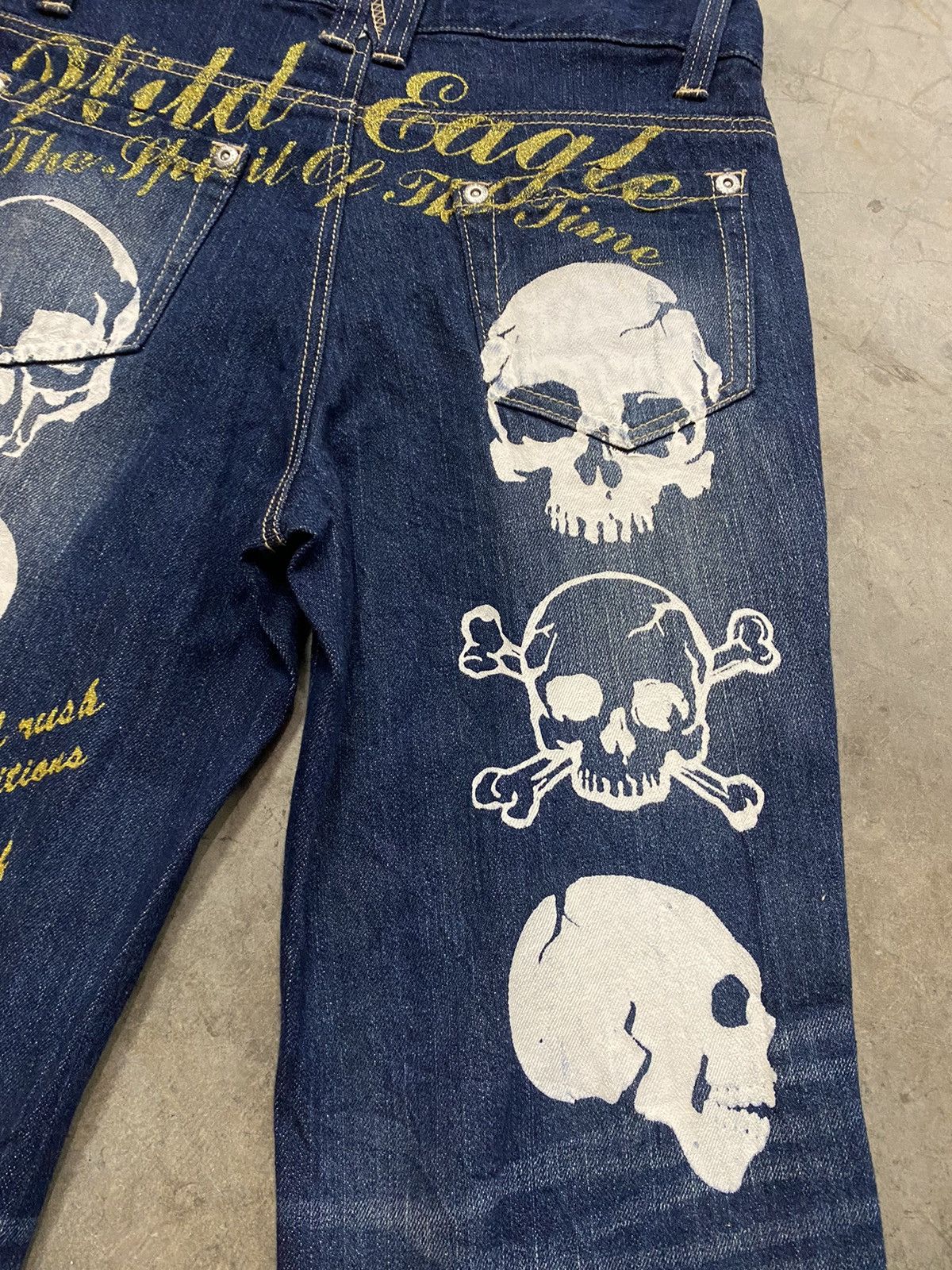 Japanese Brand Japanese Skulls Punk Number (N)ine x Mastermind Japan Style Size US 30 / EU 46 - 6 Thumbnail