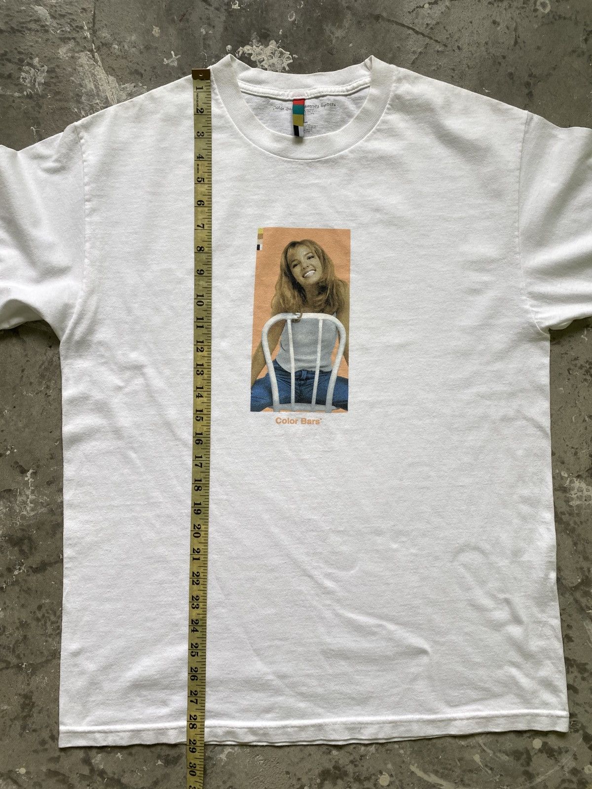 Rap Tees Young Britney Spears X Color Bars Photo Tee Size US L / EU 52-54 / 3 - 10 Thumbnail