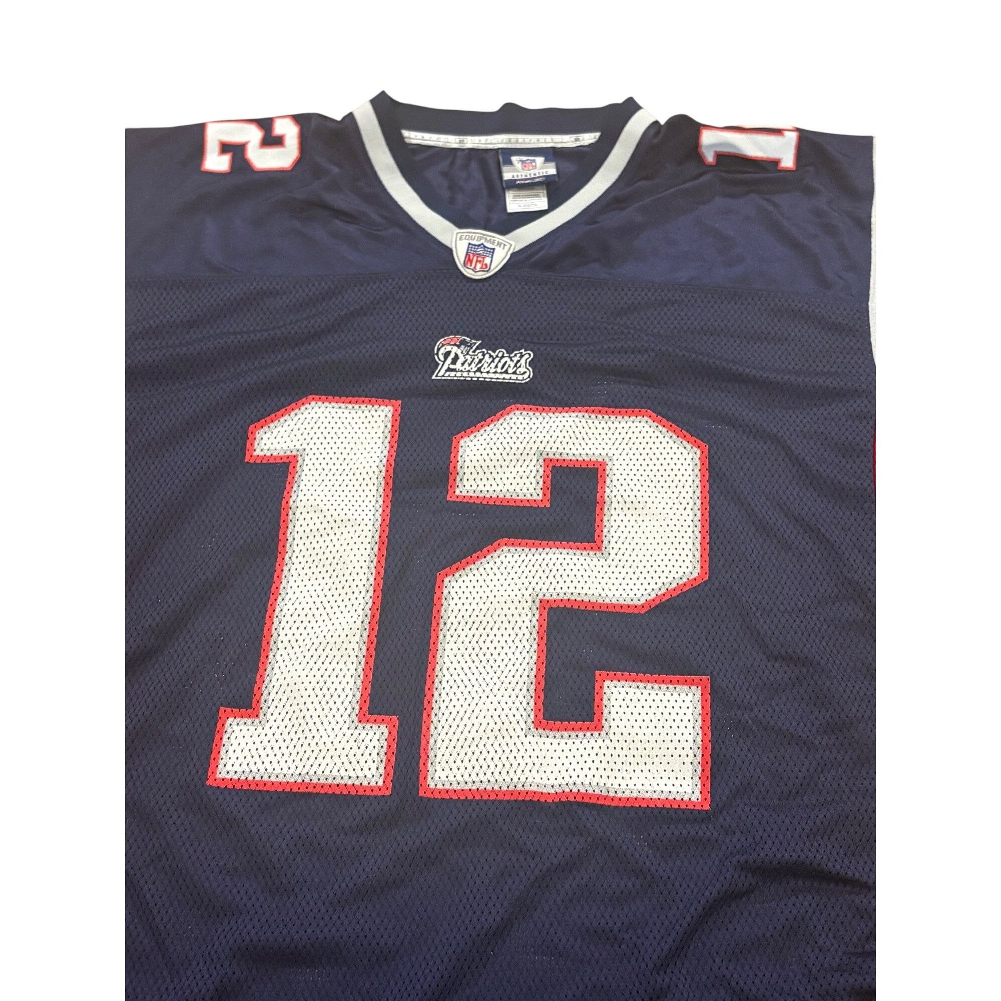 Reebok Reebok New England Patriots Tom Brady #12 Blue NFL Football Size US XL / EU 56 / 4 - 5 Thumbnail