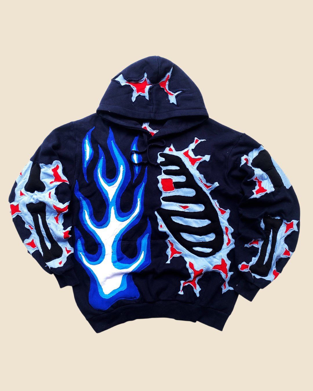 Other 1 OF 1 REWORKED 3D PUFF SKELETON BLUE FLAME SIZE L Size US L / EU 52-54 / 3 - 1 Thumbnail