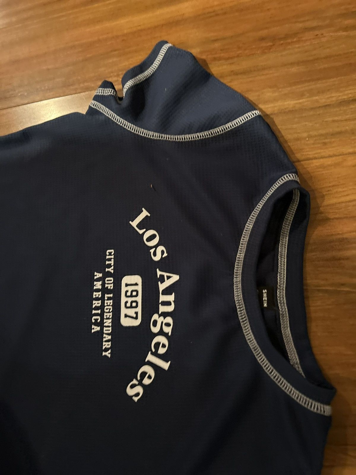 Shein Navy blue/white “Las Angelos” Size M / US 6-8 / IT 42-44 - 1 Thumbnail