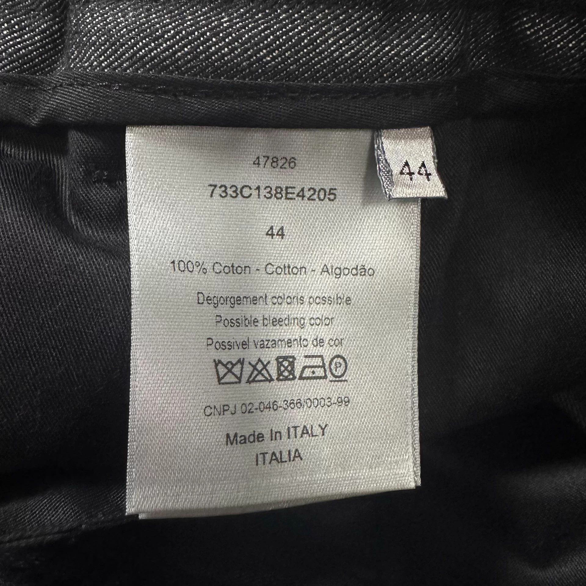 Dior Dior Charcoal Snowflake Twill Zip Drawstring Pant Size US 28 / EU 44 - 7 Thumbnail