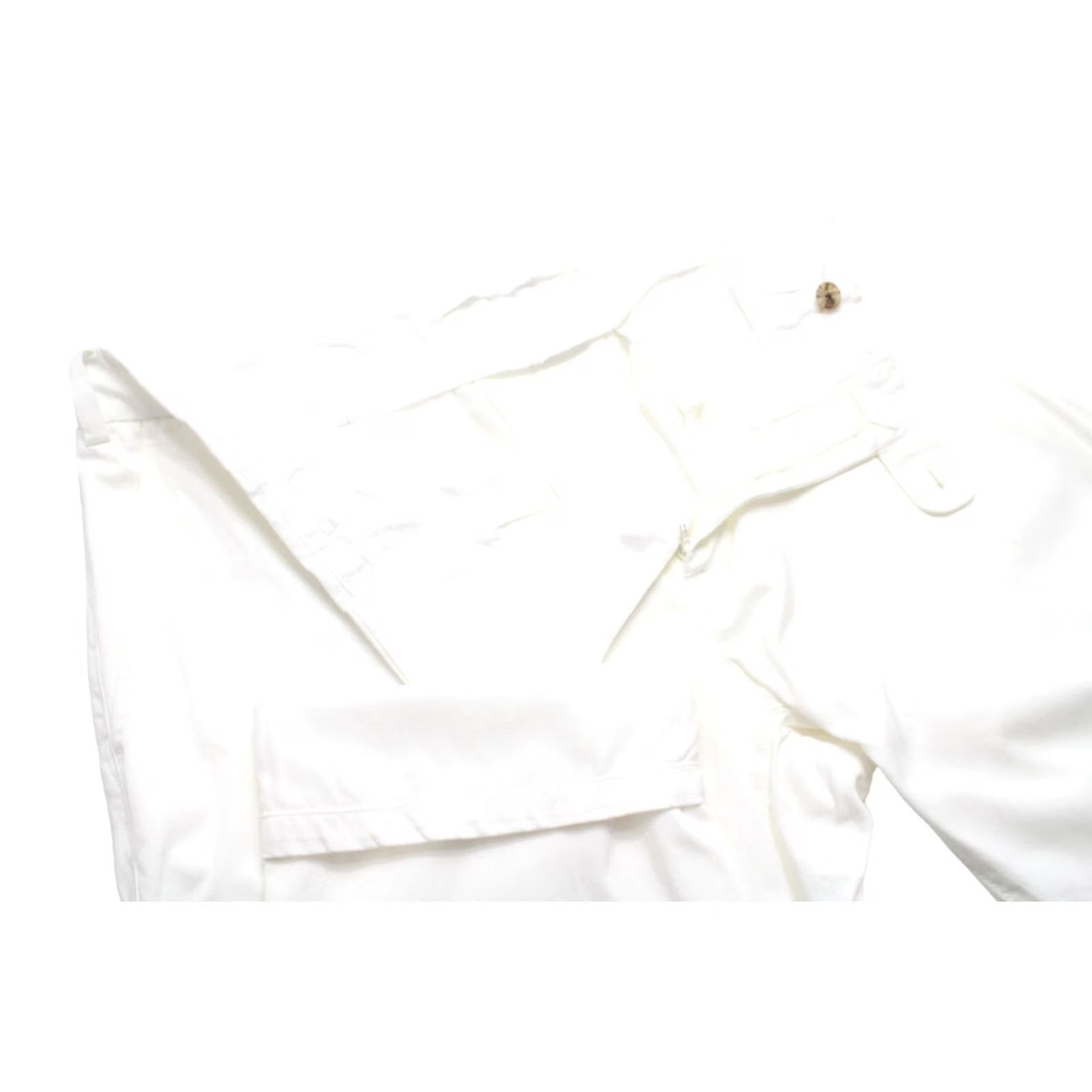 Suitsupply Suitsupply Porto Trousers Men's UK 36 Pure Cotton Chino Zip Fly White Tapered Size US 36 / EU 52 - 4 Thumbnail