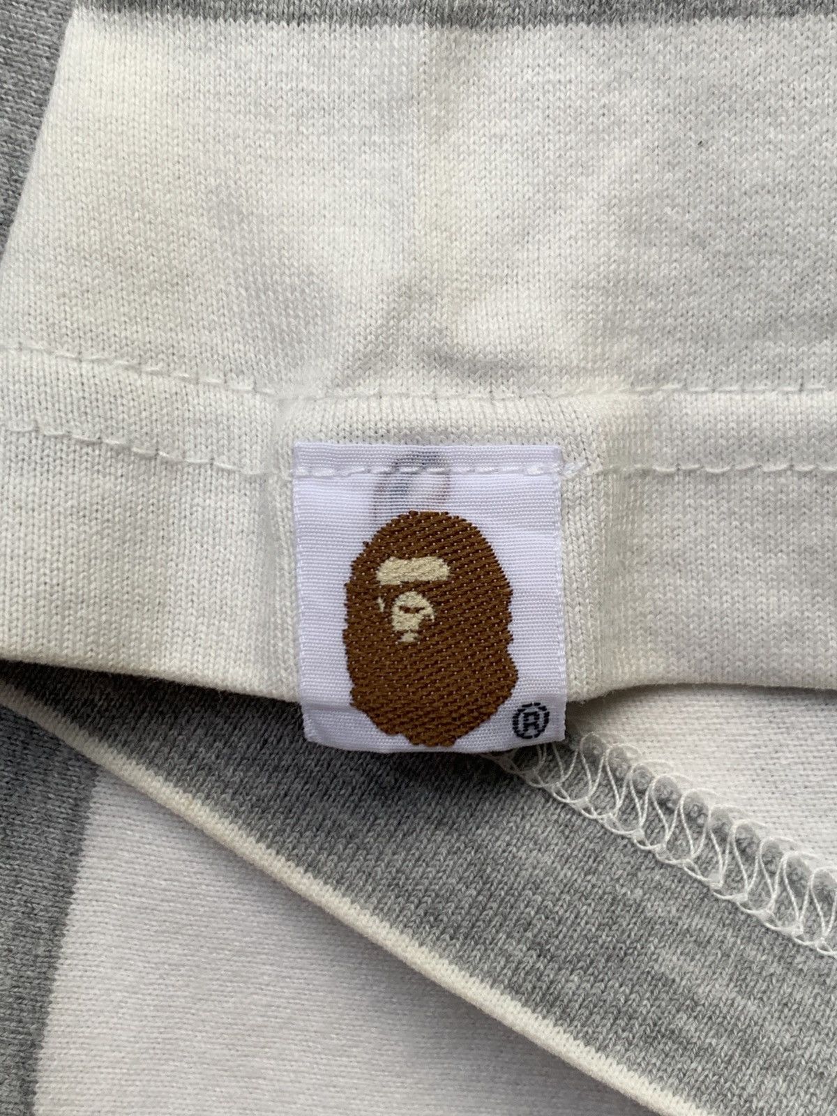Bape × Vintage 90s OG Bape Stripe Tshirt Size US L / EU 52-54 / 3 - 5 Thumbnail