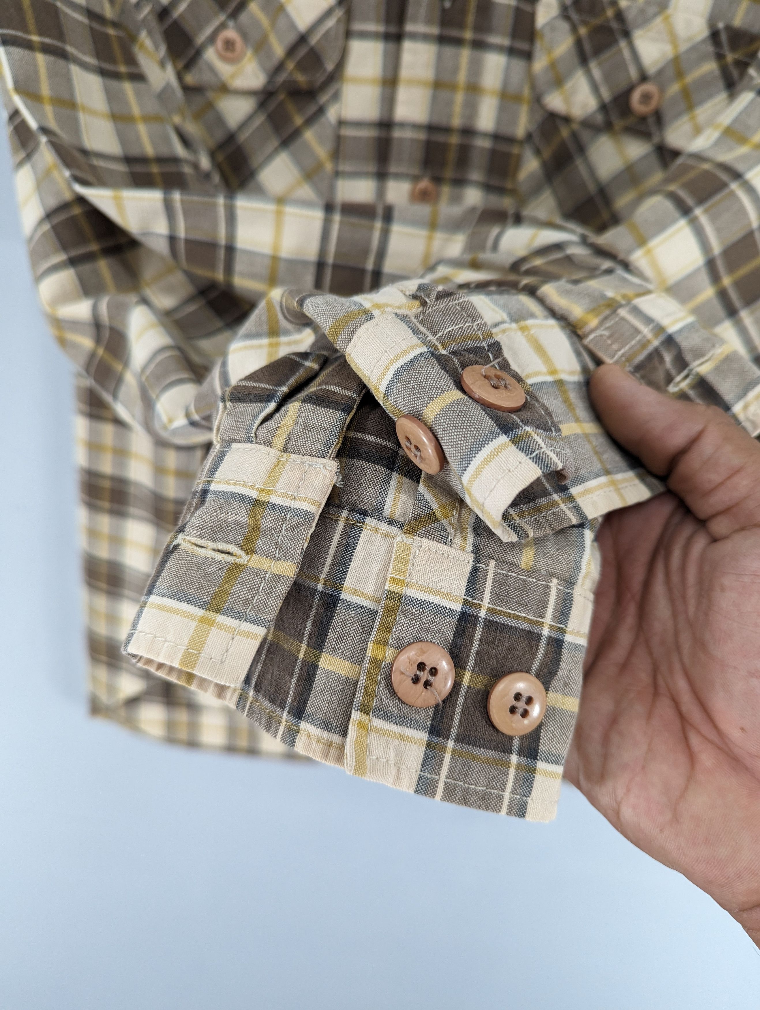 Flannel 🔥RARE🔥Vintage 90s Lipstar Checkered Box Flannel Shirt Size US L / EU 52-54 / 3 - 4 Thumbnail