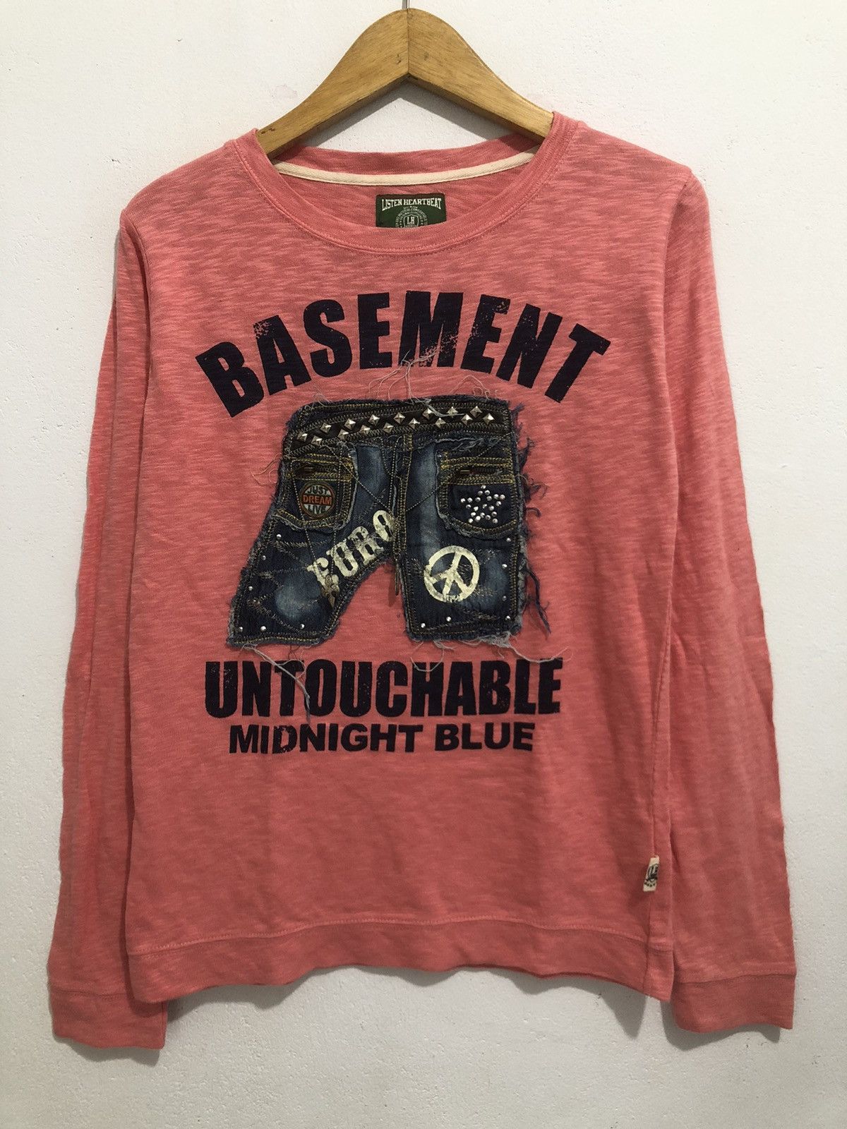 If Six Was Nine Distressed Studded Poem LongSleeve Rock Punk Style Size US M / EU 48-50 / 2 - 1 Thumbnail