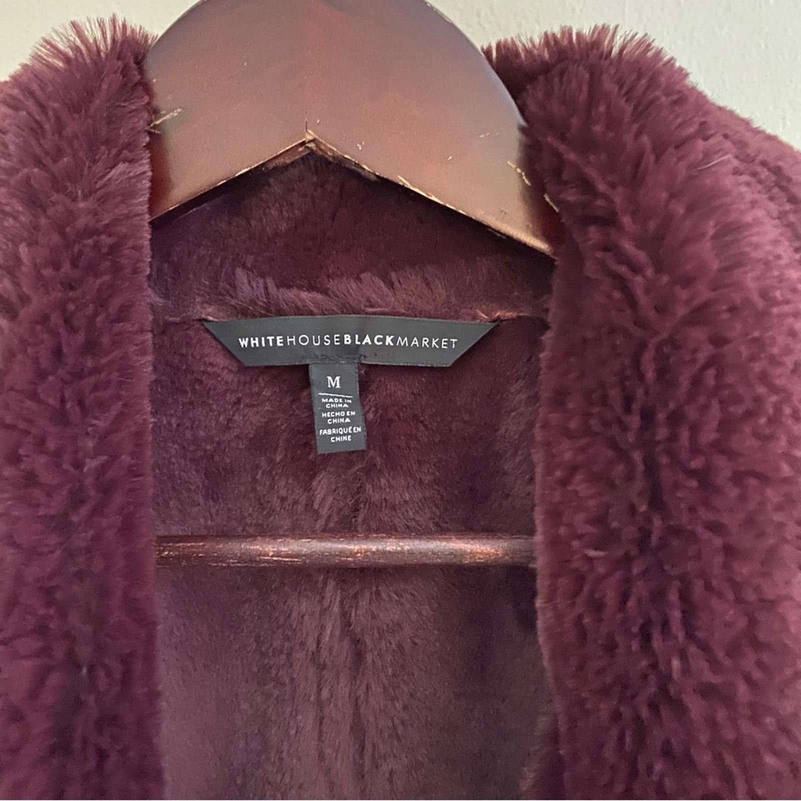 Other WHMB Shearling Vest in Cabernet Faux Suede and Faux Fur Size M / US 6-8 / IT 42-44 - 3 Thumbnail