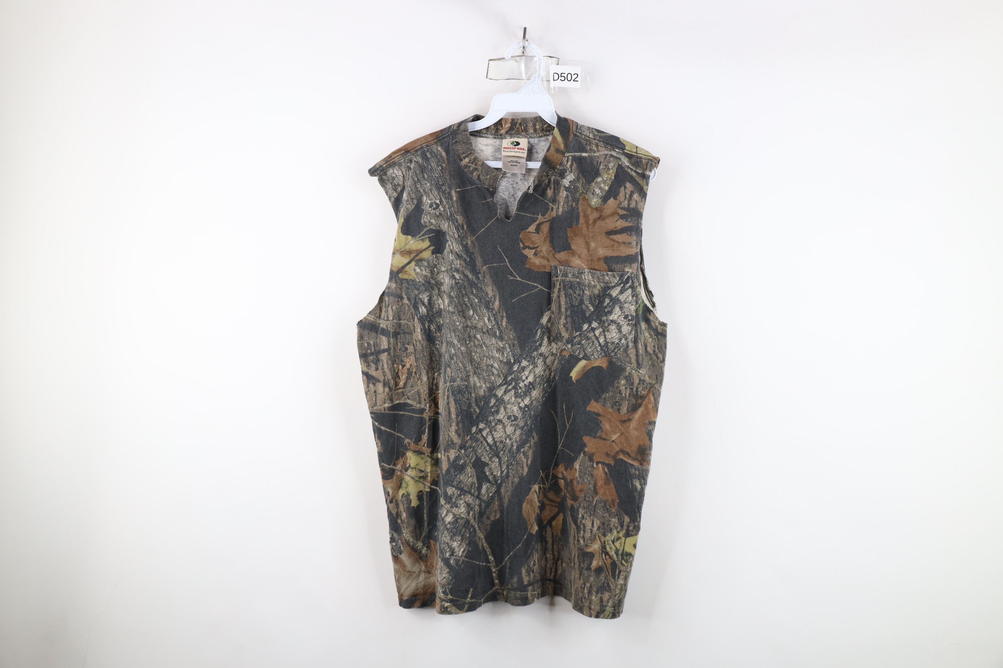 Mossy Oaks × Vintage Vintage Mossy Oak Camouflage Cut Off Sleeveless T-Shirt Size US M / EU 48-50 / 2 - 1 Thumbnail