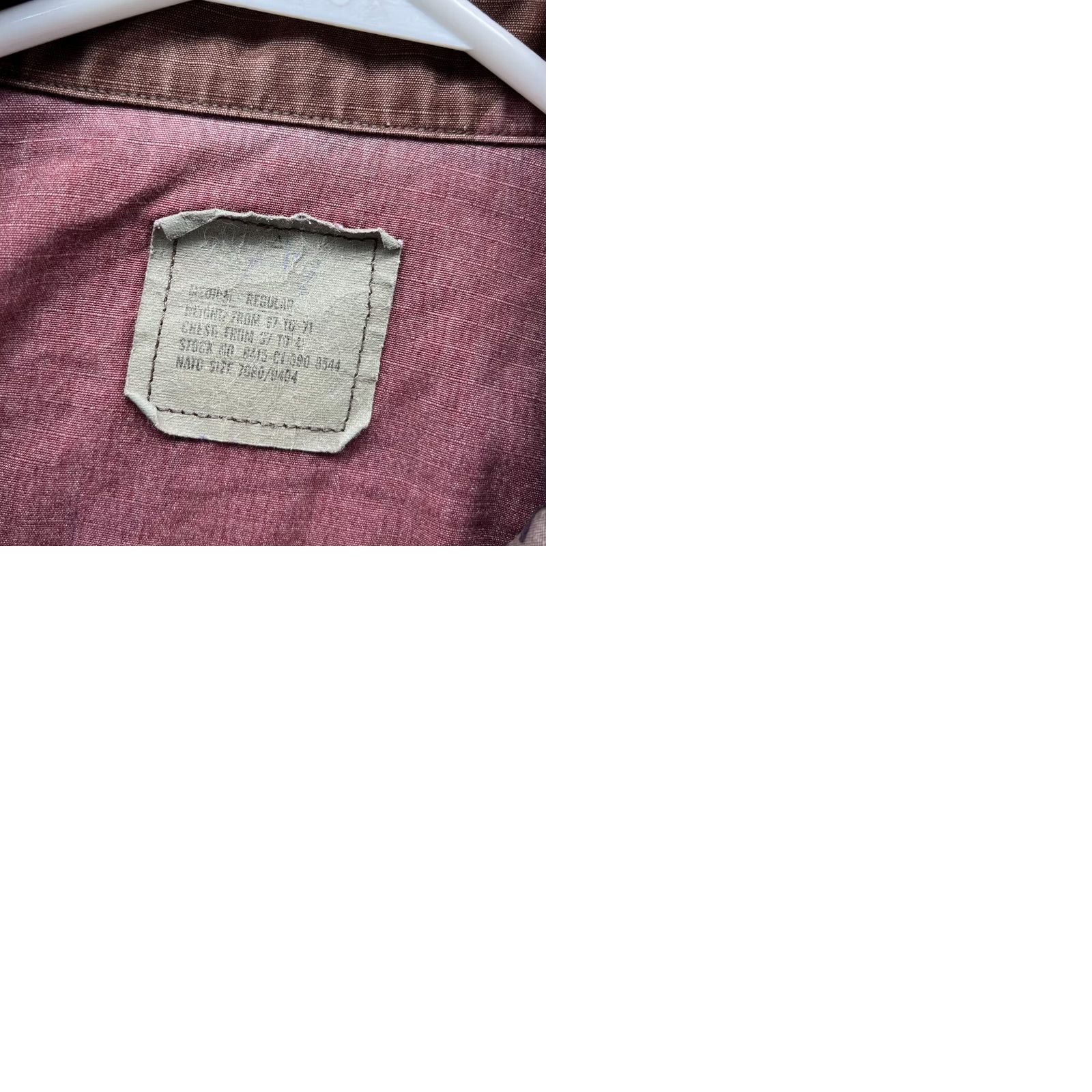 Vintage VINTAGE U.S. Military Jacket Mens Medium Adult Camouflage Cotton Canvas Long Regular Fall Winter Brown Green Red Button Front Size US M / EU 48-50 / 2 - 9 Thumbnail