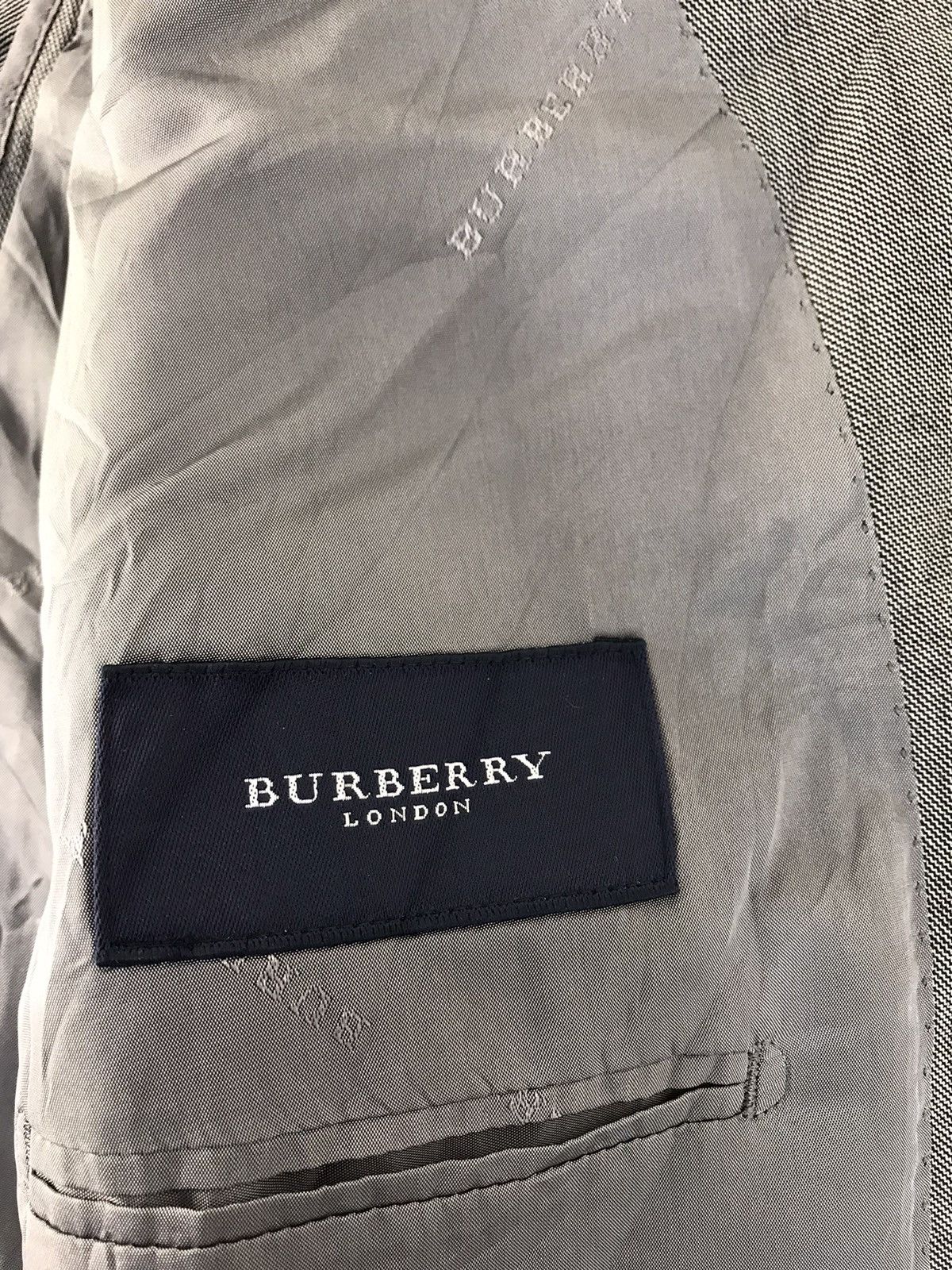 Burberry Burberry London Blazer Coat Jacket Simple Design Work Wear Size 40L - 6 Thumbnail
