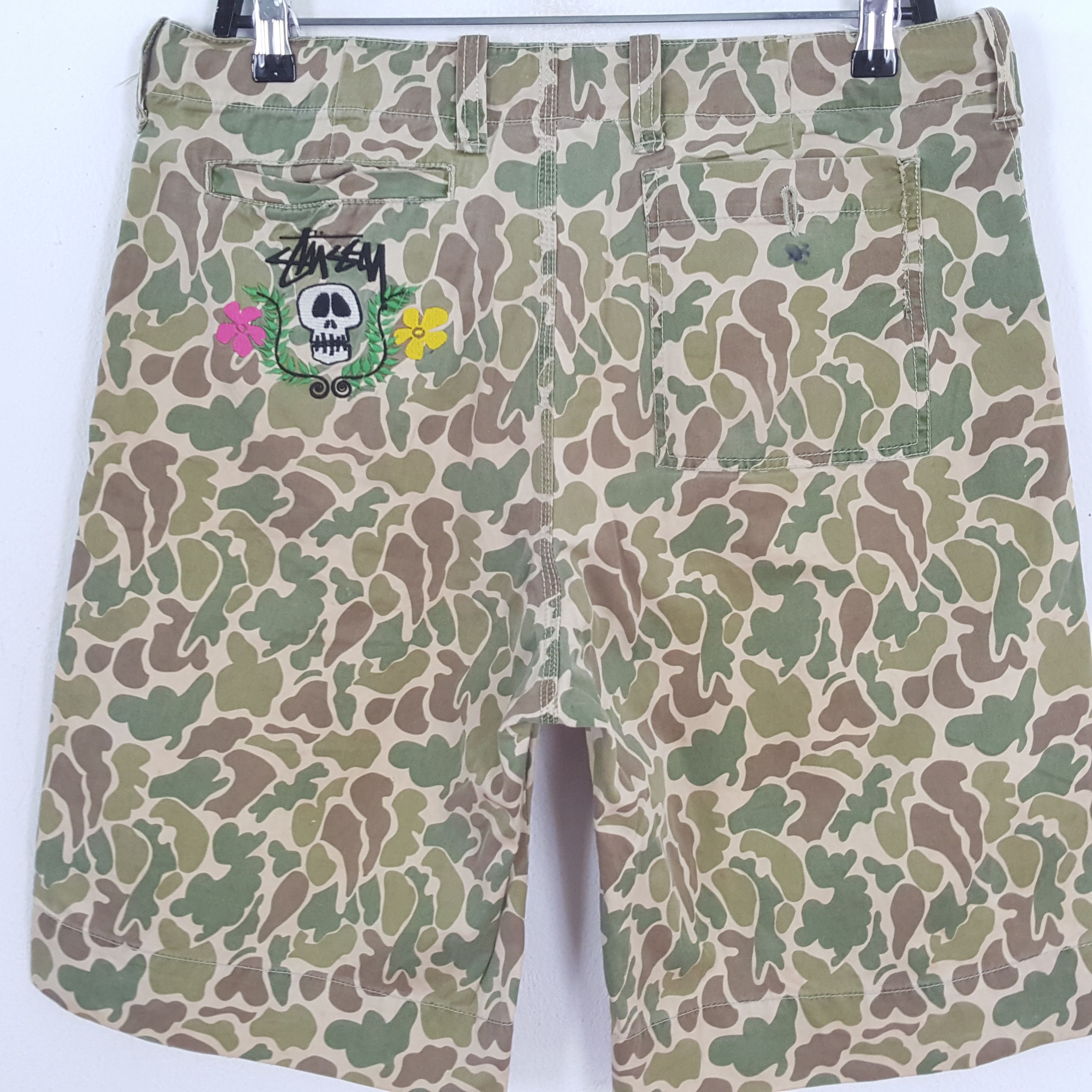 Stussy × Vintage STUSSY Streetwear Custom Art Logo Style Short Pants Size US 30 / EU 46 - 8 Thumbnail