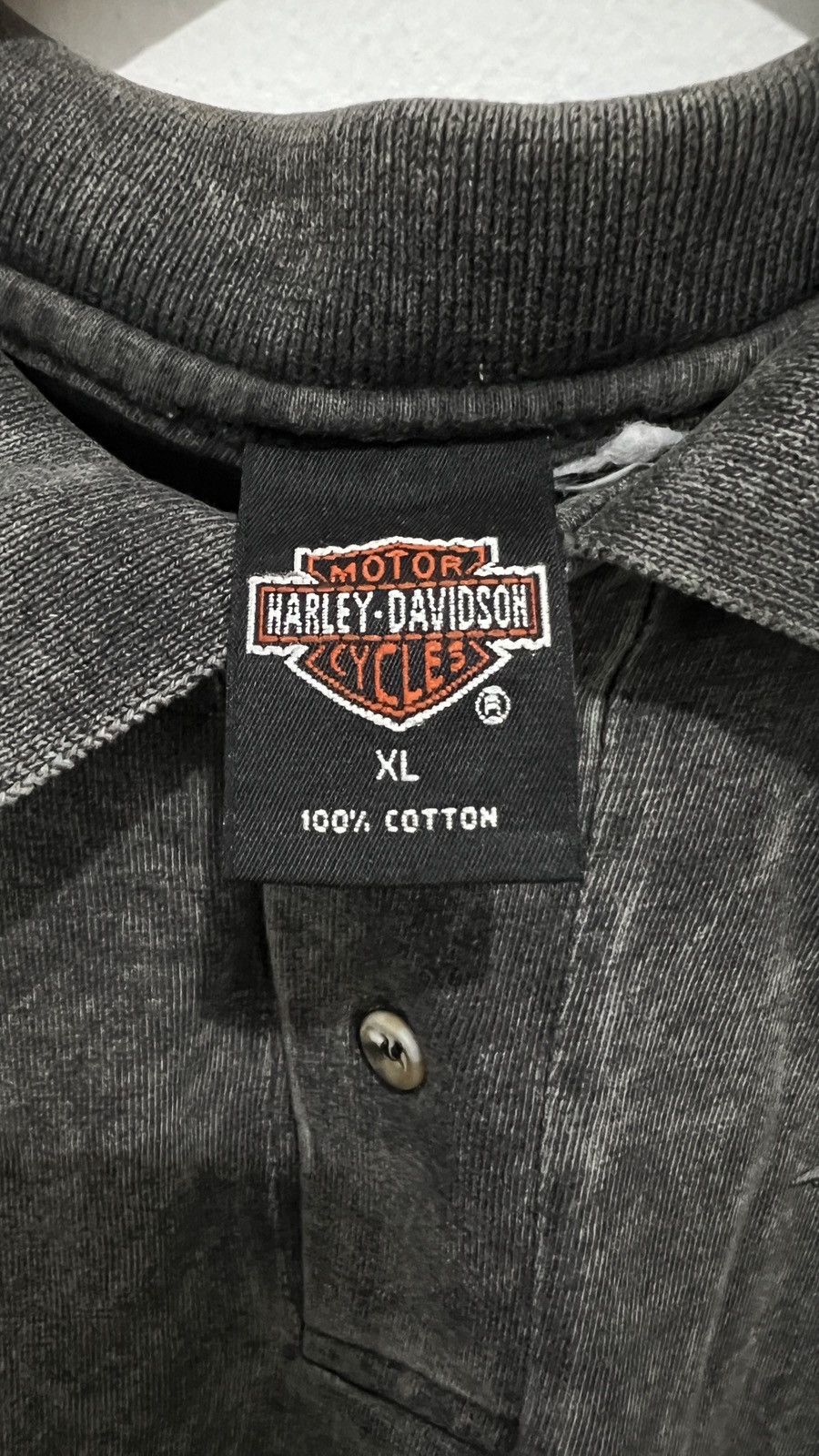 Harley Davidson × Vintage Polo Shirt Harley Davidson Vintage Size US XL / EU 56 / 4 - 6 Thumbnail
