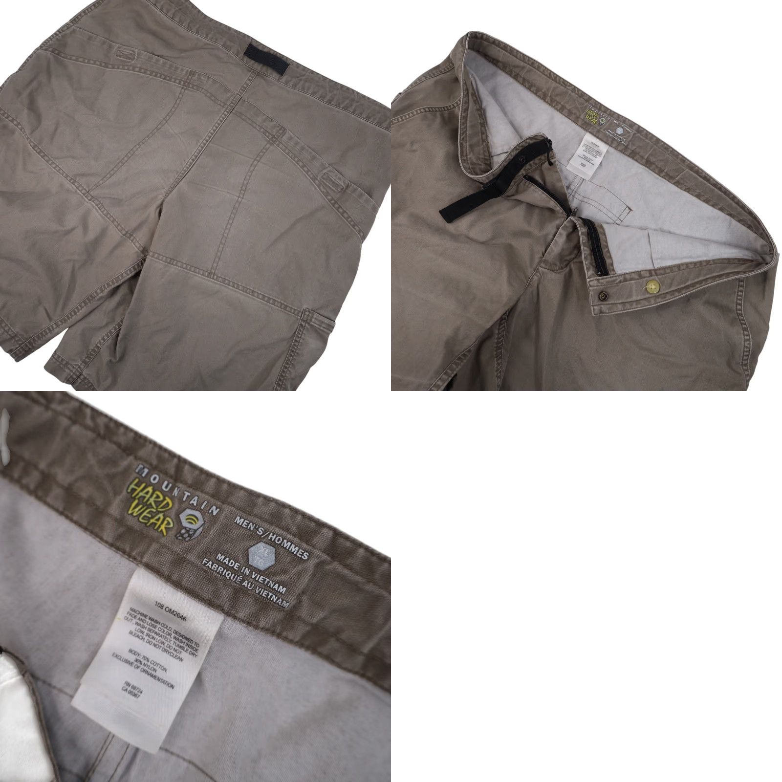 Mountain Hardwear VINTAGE Mountain Hardwear Belted Adventure Shorts Tan XL Mens Size US 36 / EU 52 - 8 Thumbnail