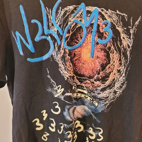 Other Bht.3 Psychedelic Inferno Saturn Black Tshirt - Size S Size US S / EU 44-46 / 1 - 3 Thumbnail