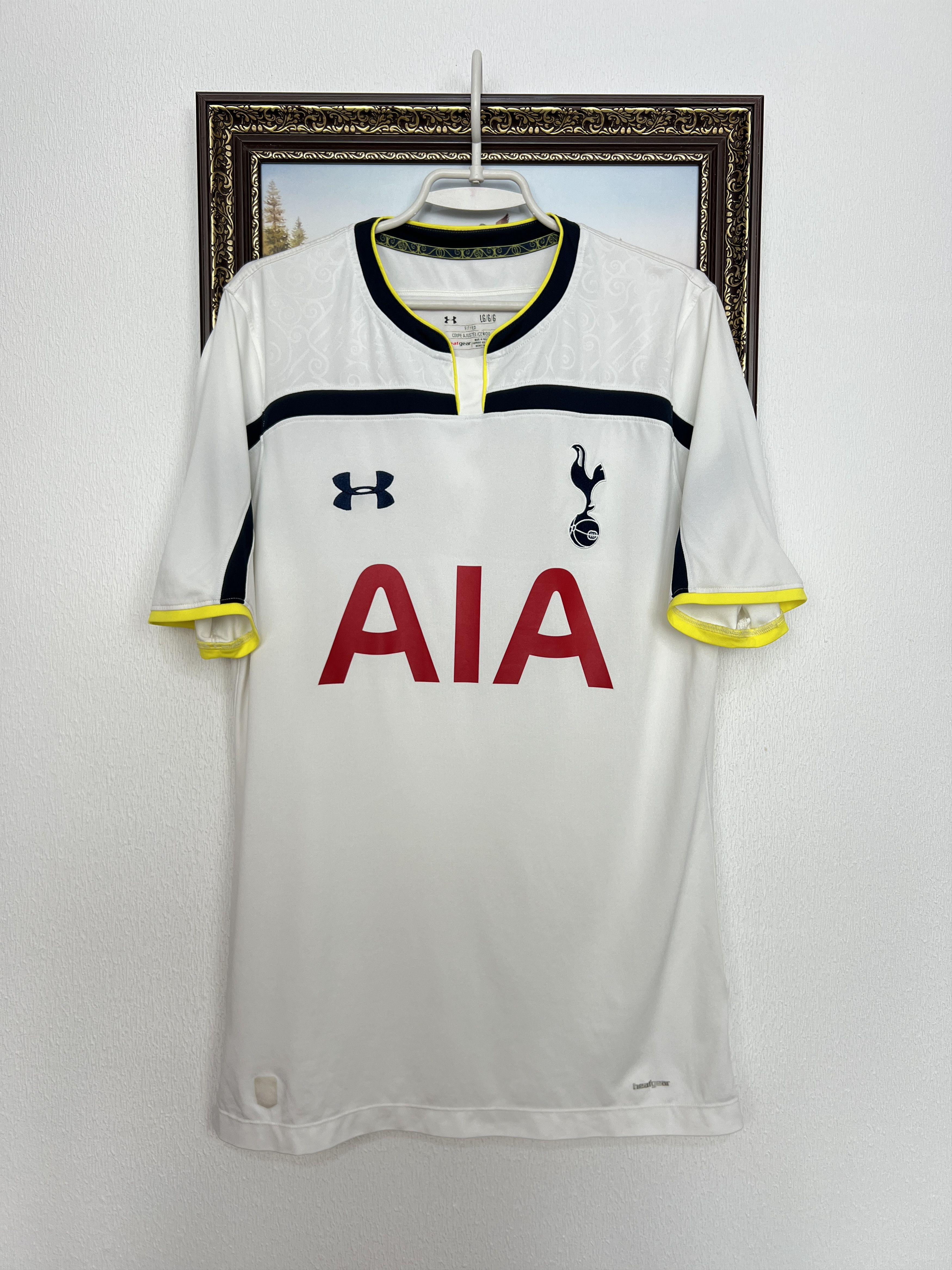 Under Armour Tottenham Hotspur football shirt 2014 Soccer Jersey Trikot Size US L / EU 52-54 / 3 - 1 Thumbnail