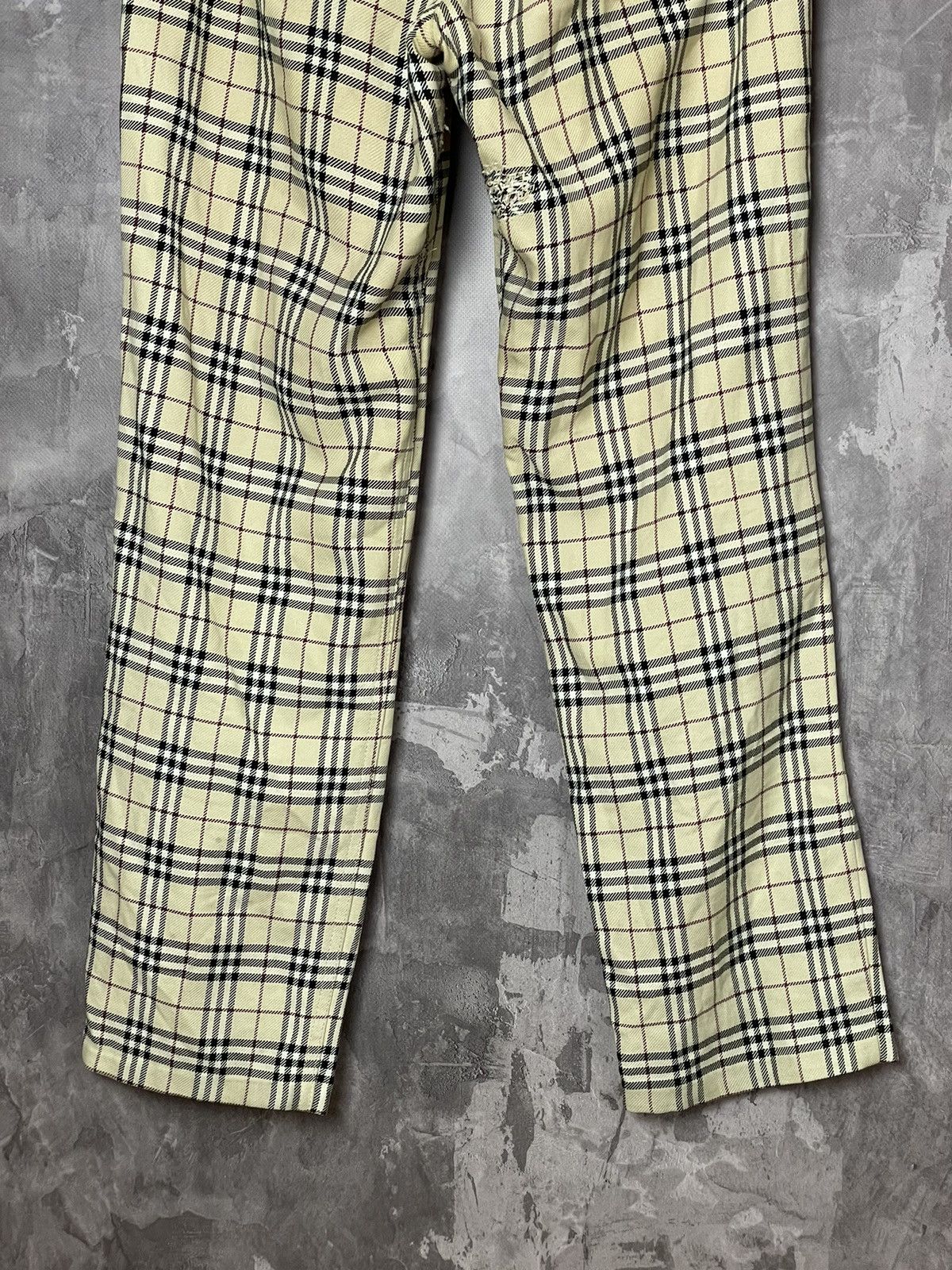 Burberry × Vintage Burberry nova check pants vintage full print Size 28" / US 6 / IT 42 - 16 Thumbnail