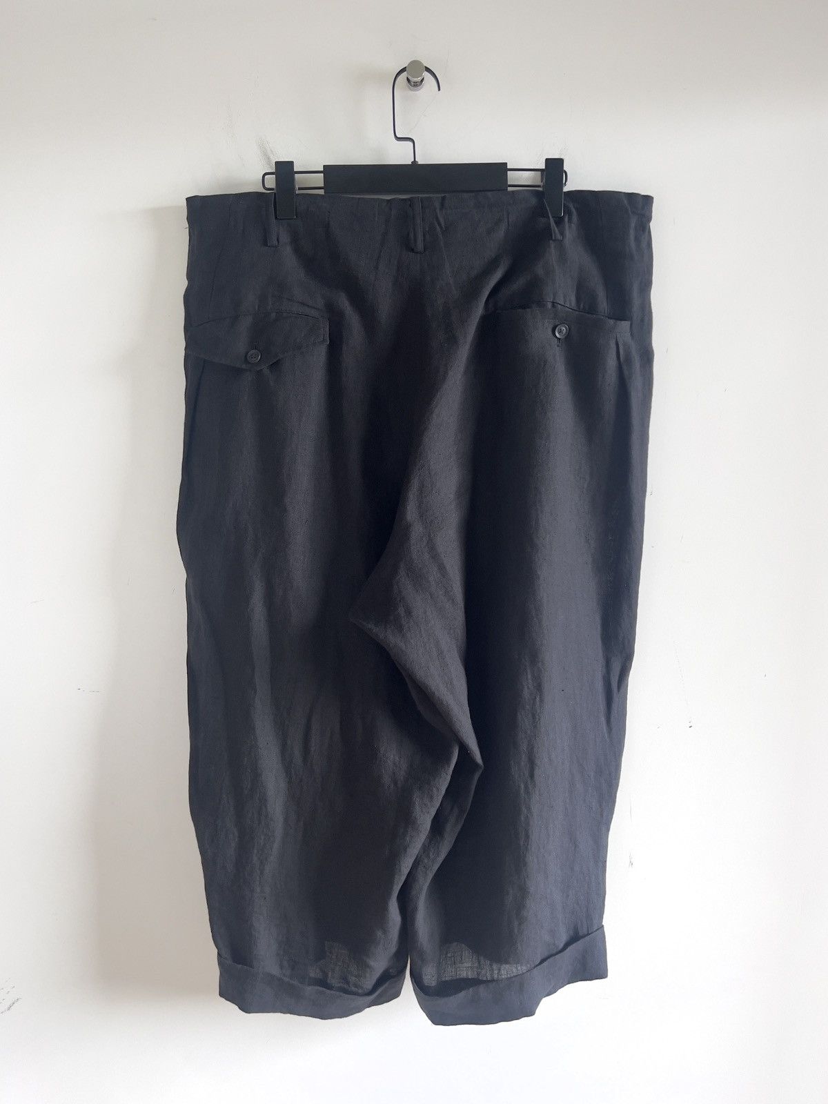 Yohji Yamamoto Yohji Yamamoto Pour Homme - LINEN CUFFS PANTS Size US 30 / EU 46 - 2 Thumbnail